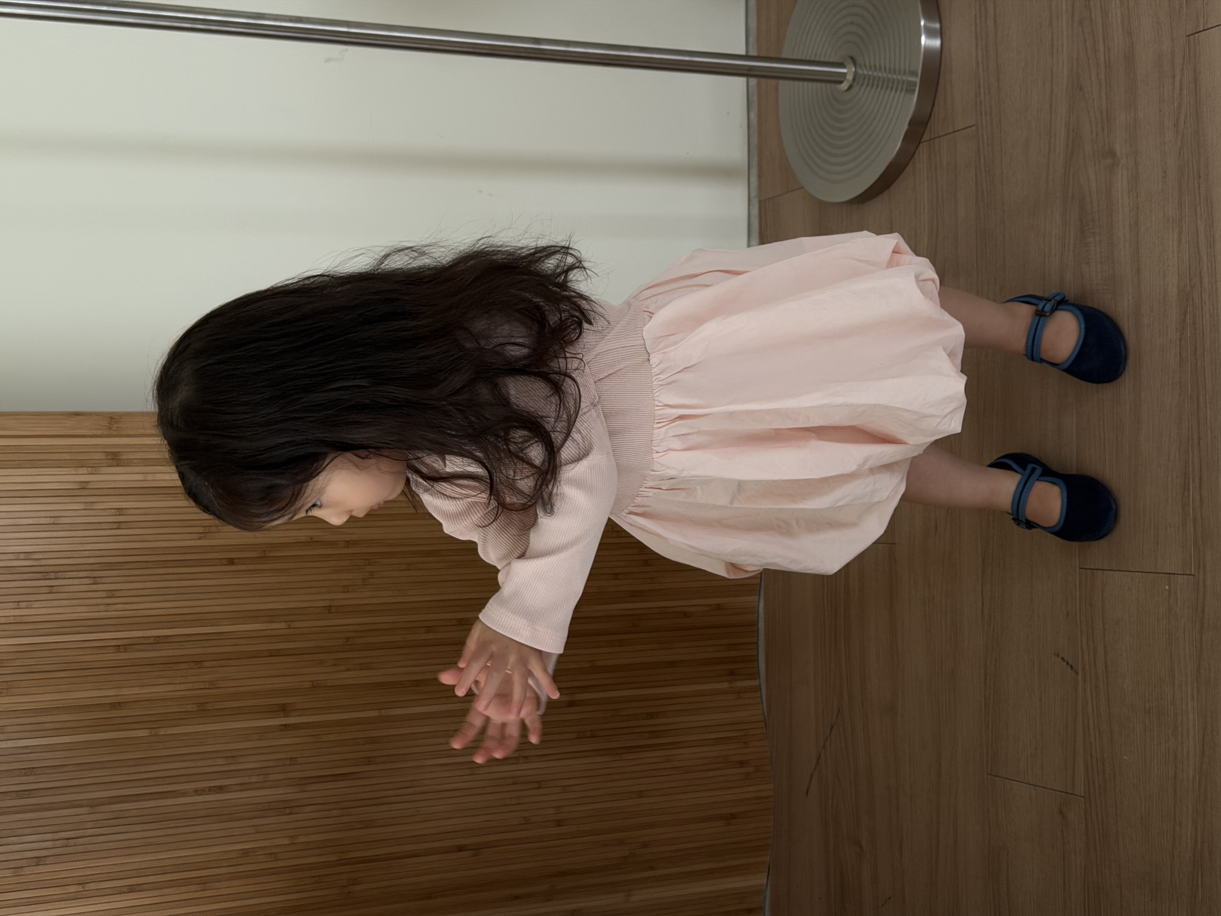 Emma Balloon SS dress - baby pink