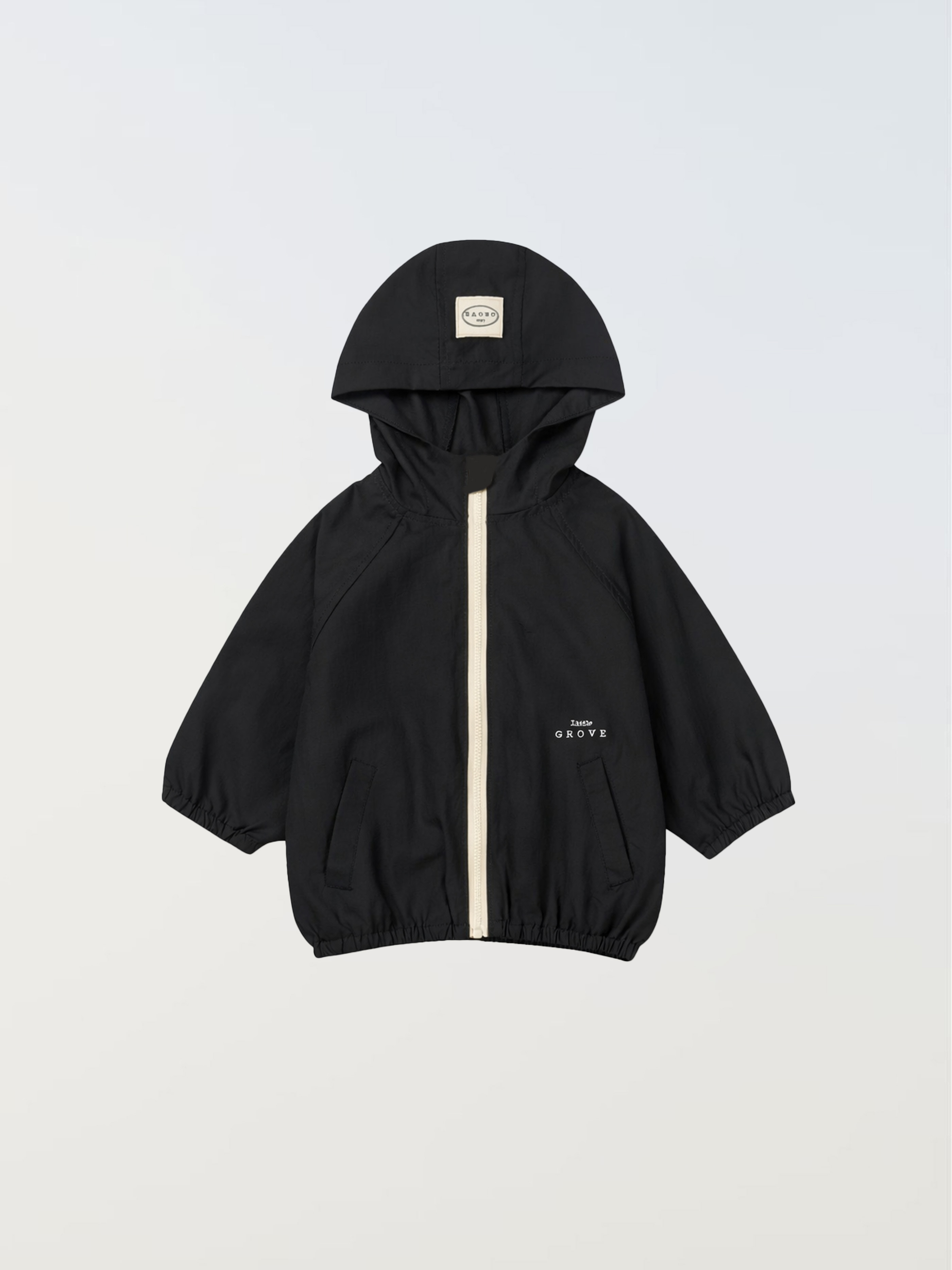 Breezy Zip Windbreaker- Black