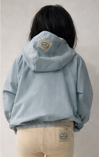 Breezy Zip Windbreaker- Blue