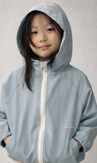 Breezy Zip Windbreaker- Blue
