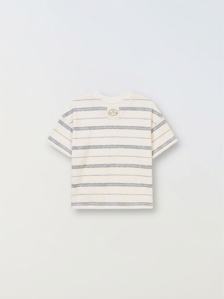 Summer Air Tee - Cream/Grey