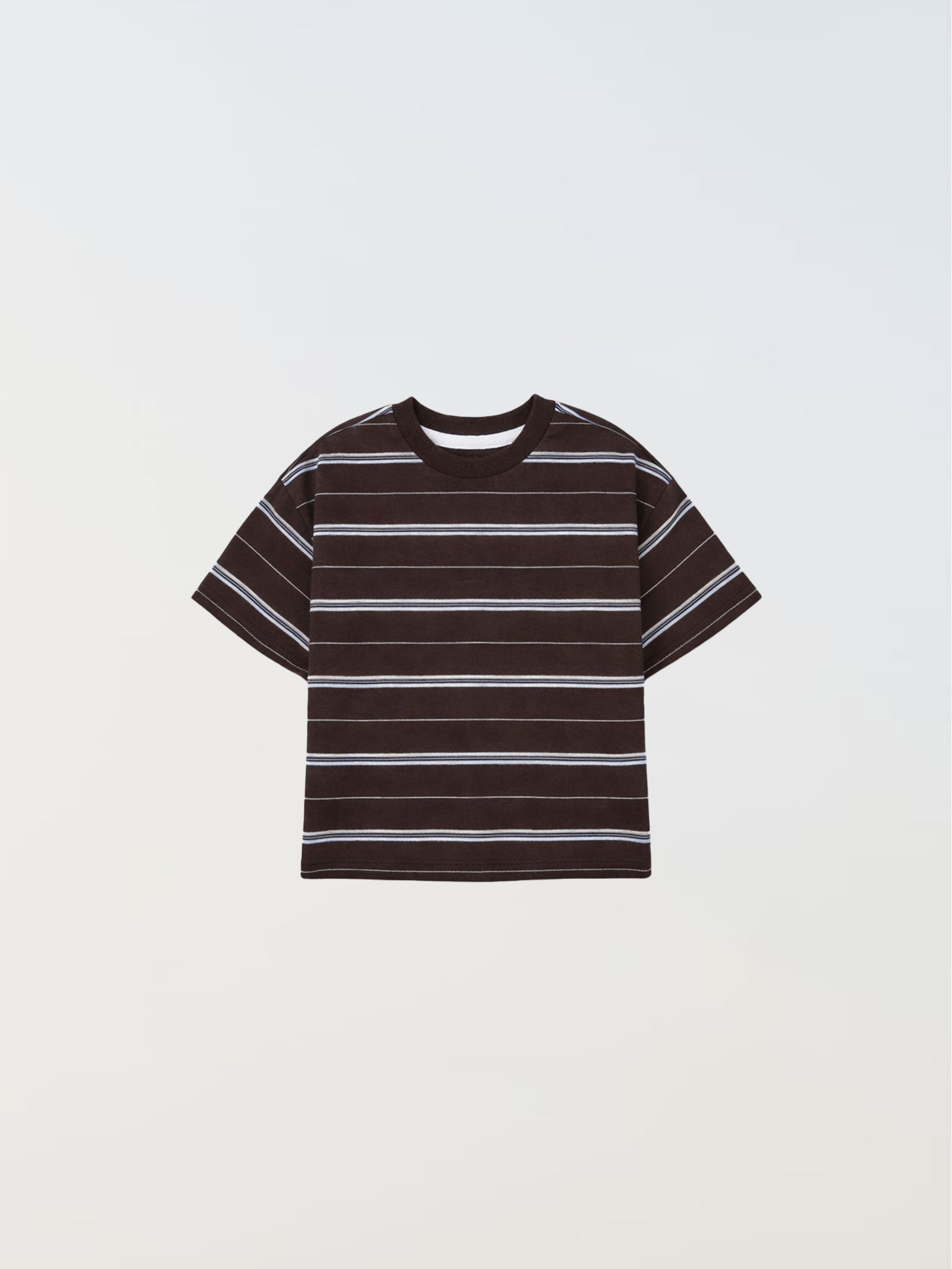 Summer Air Tee - Brown/blue