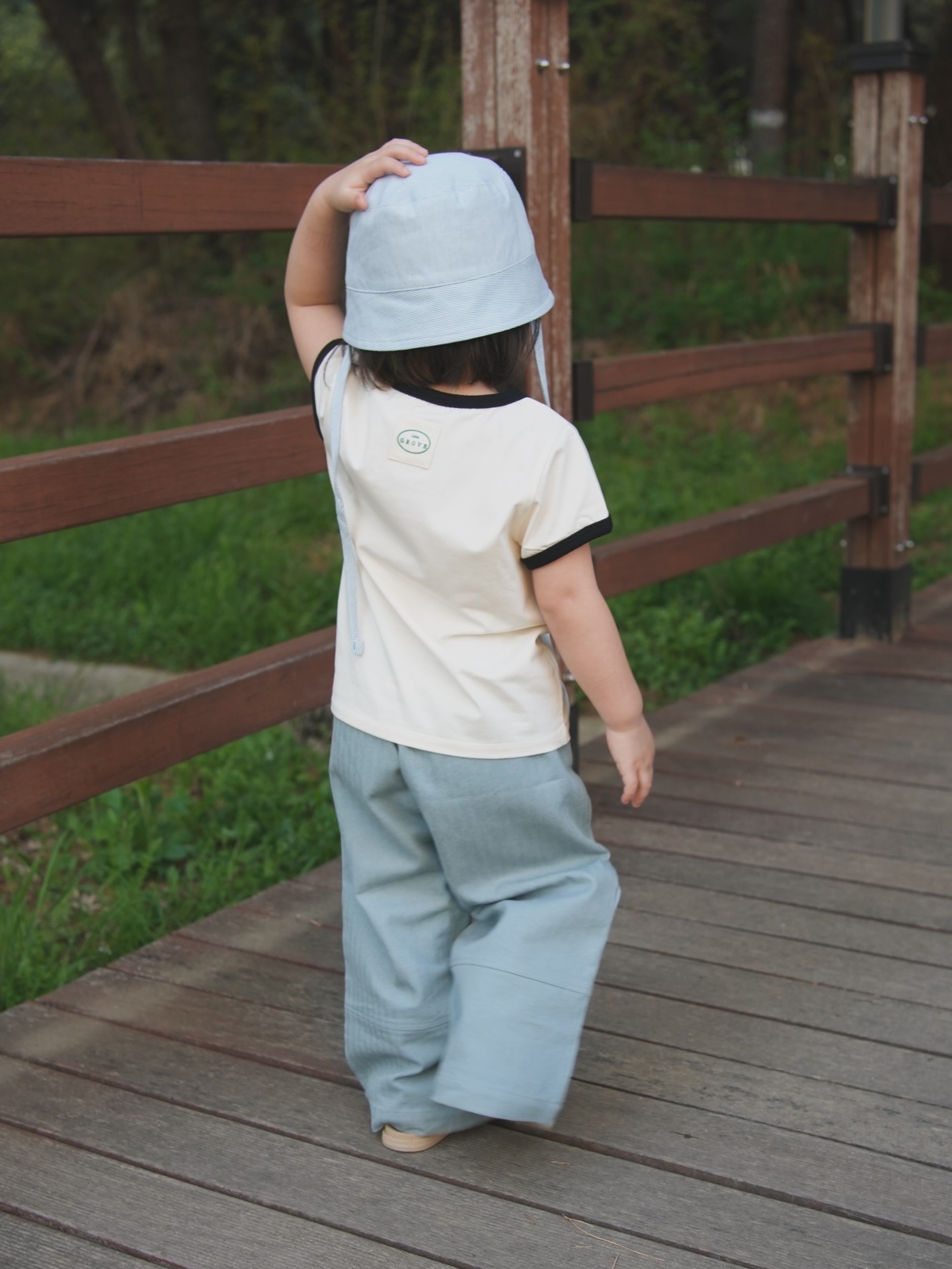 Organic ringer tee - Cream
