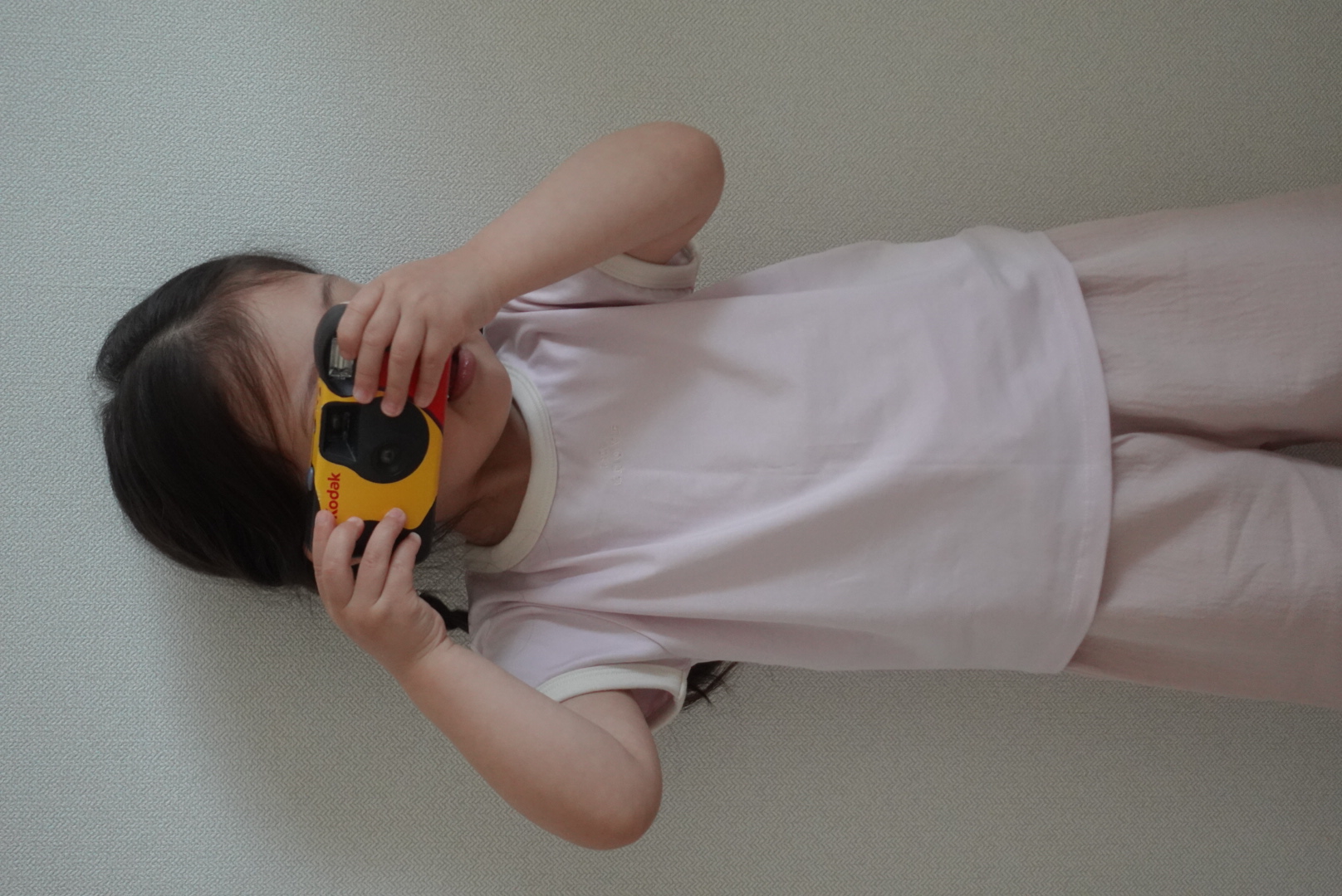 Organic ringer tee - Pink