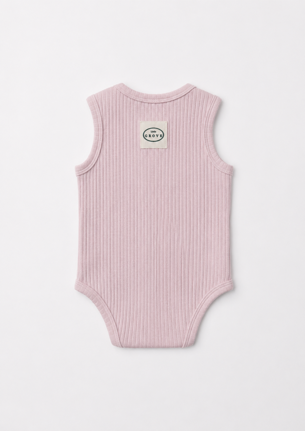 Mellow Rib Bodysuit - Blush pink