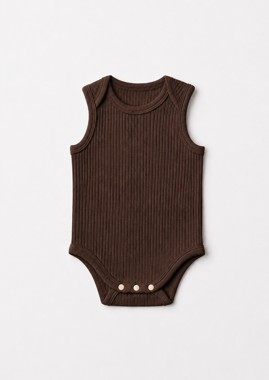 Mellow Rib Bodysuit - Choco