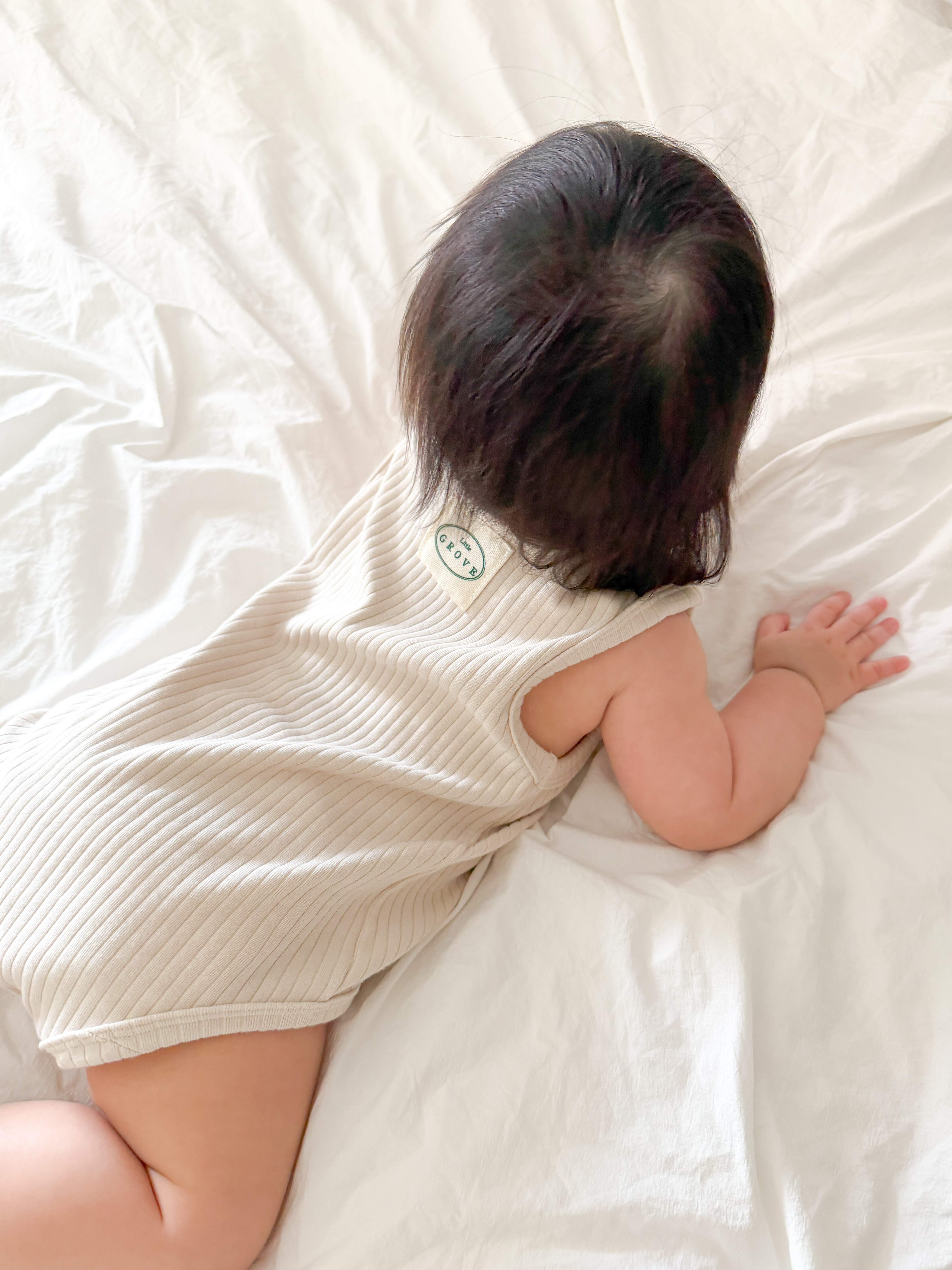 Mellow Rib Bodysuit - Beige