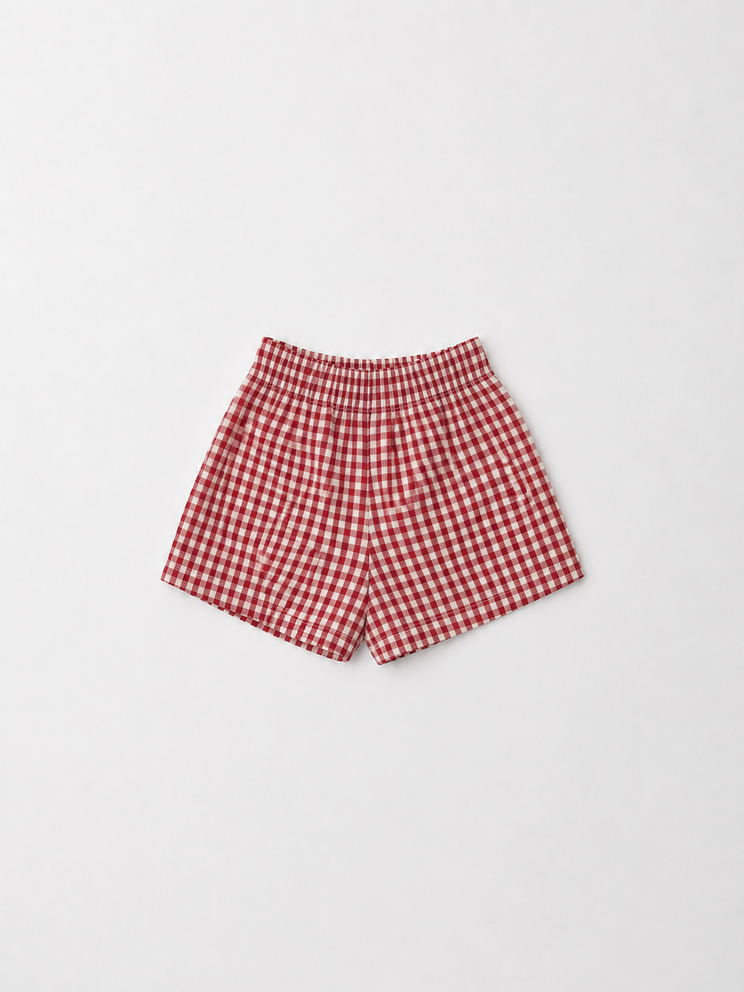 Picnic Gingham Shorts - Red