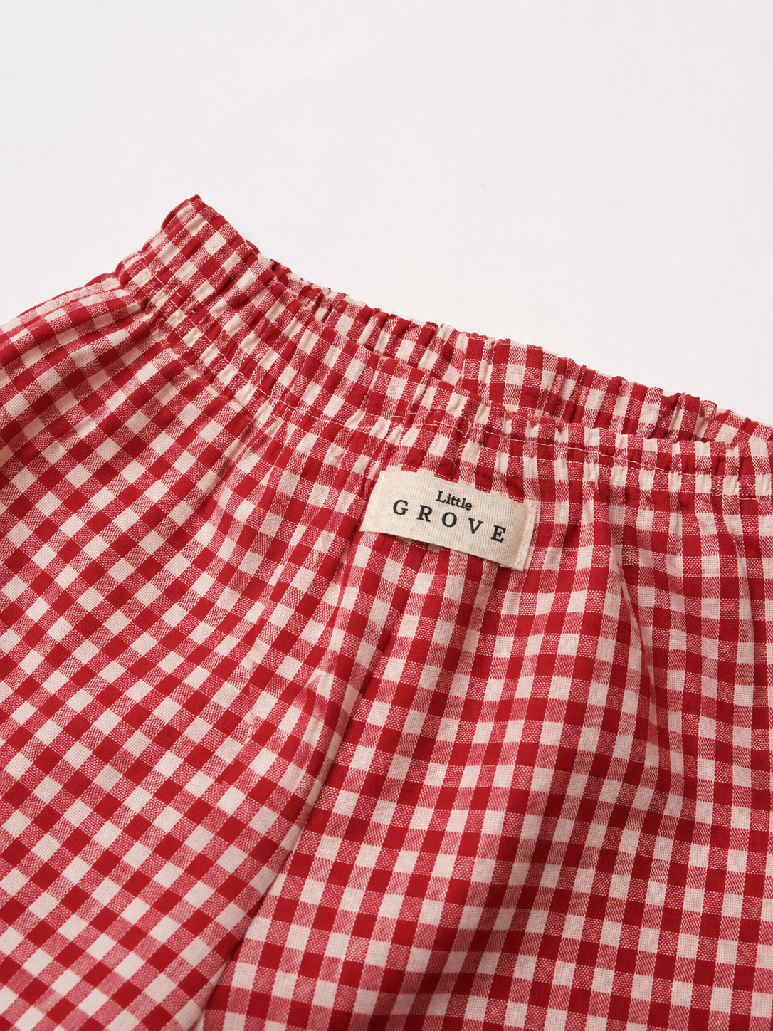 Picnic Gingham Shorts - Red