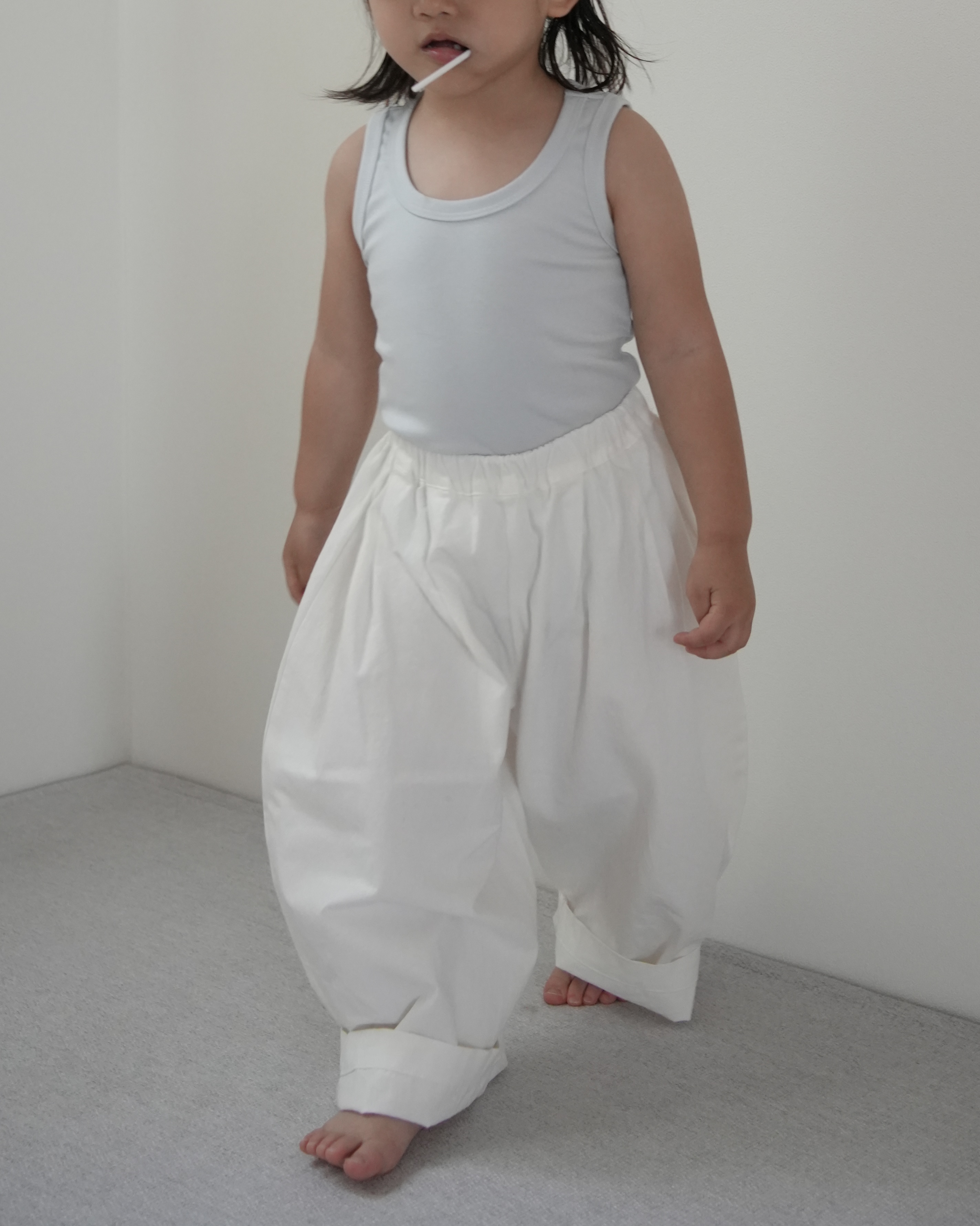 Balloon Trousers - White