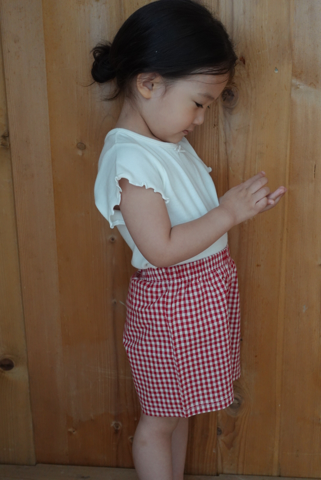 Picnic Gingham Shorts - Red