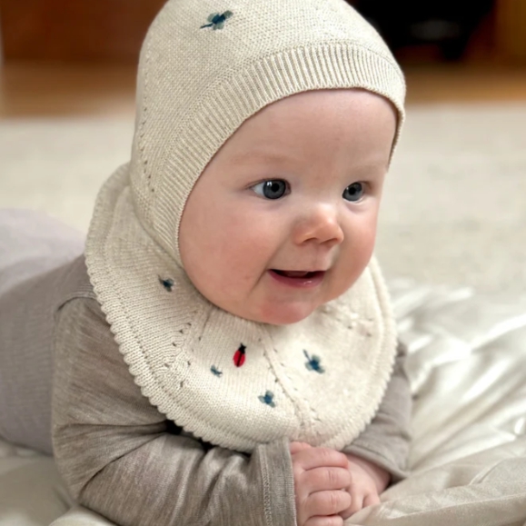 Ladybug Garden Bib