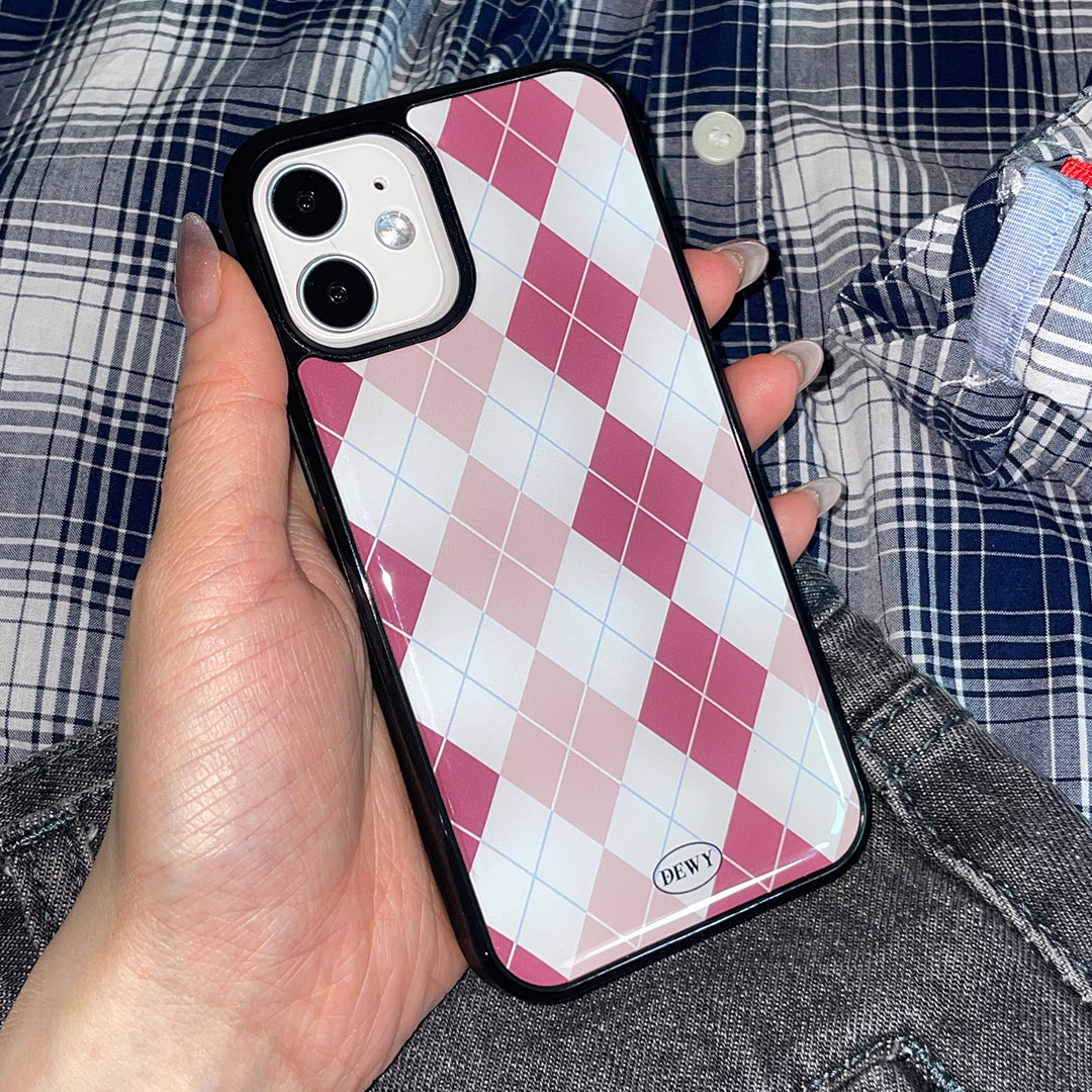 Red argyle Pattern