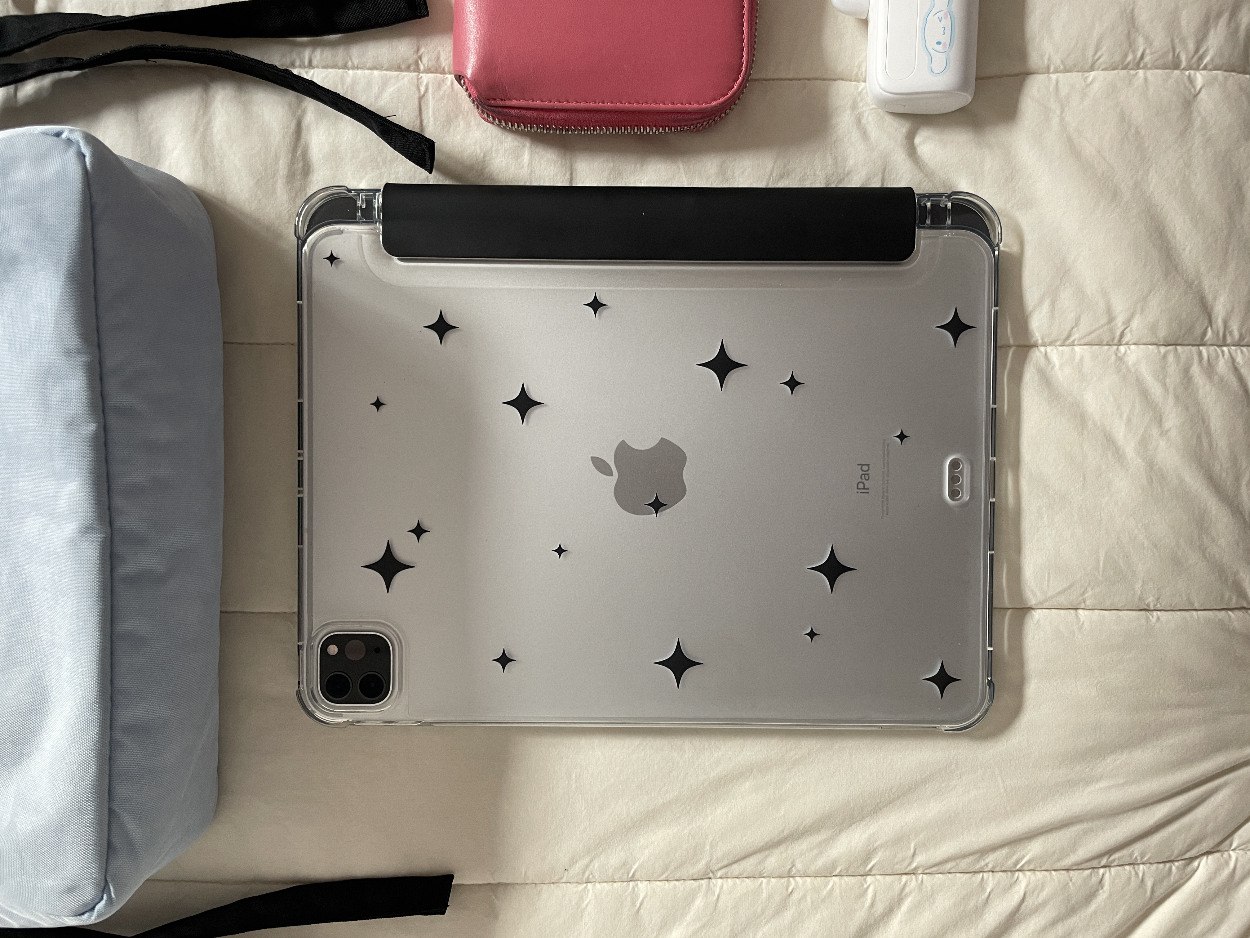 black twinkling ipad case