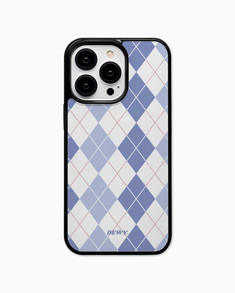 Blue argyle Pattern