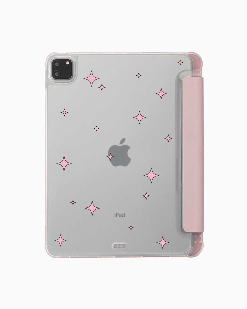 pink sand twinkling ipad case