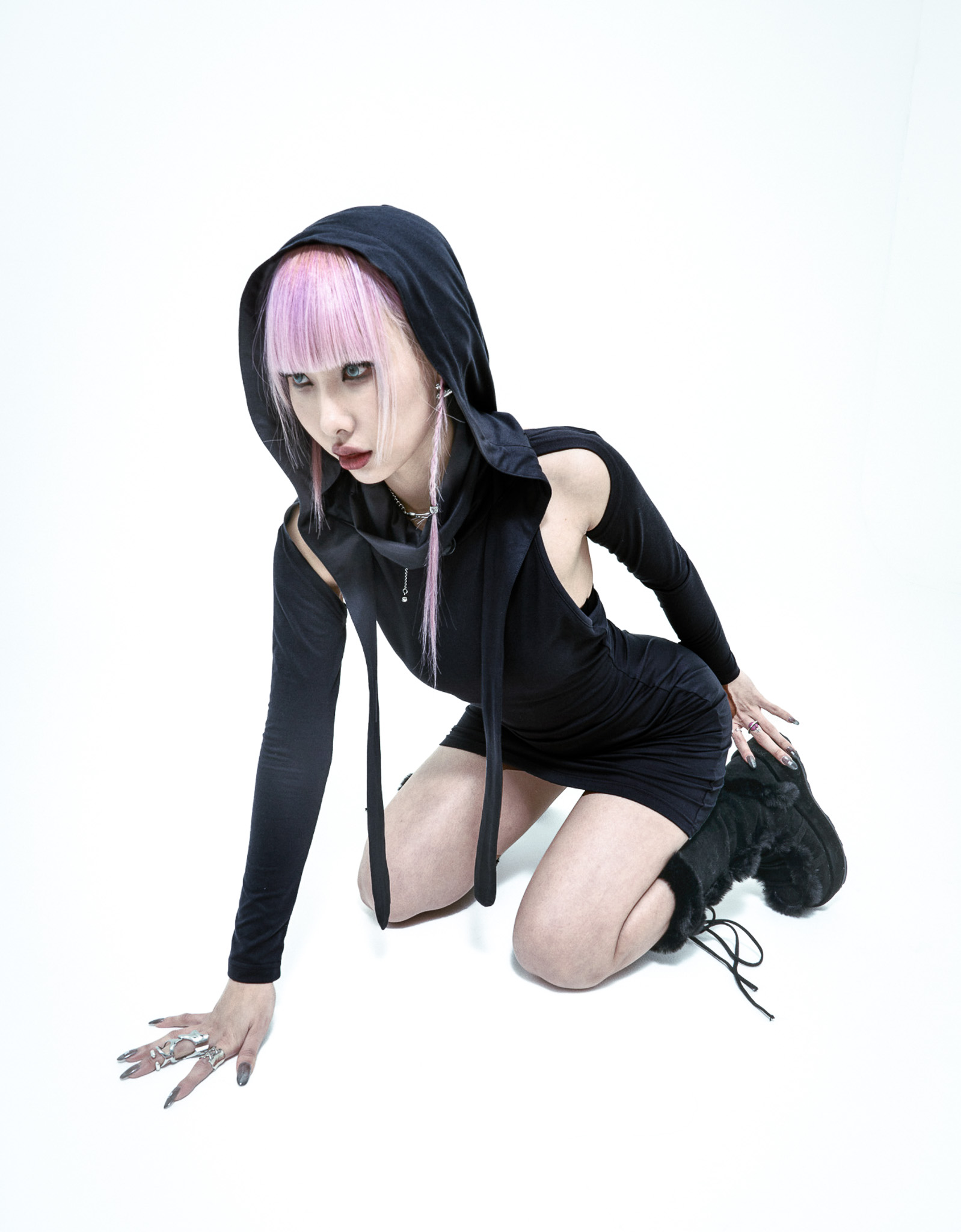 23S/S AKINA DRESS - BLACK