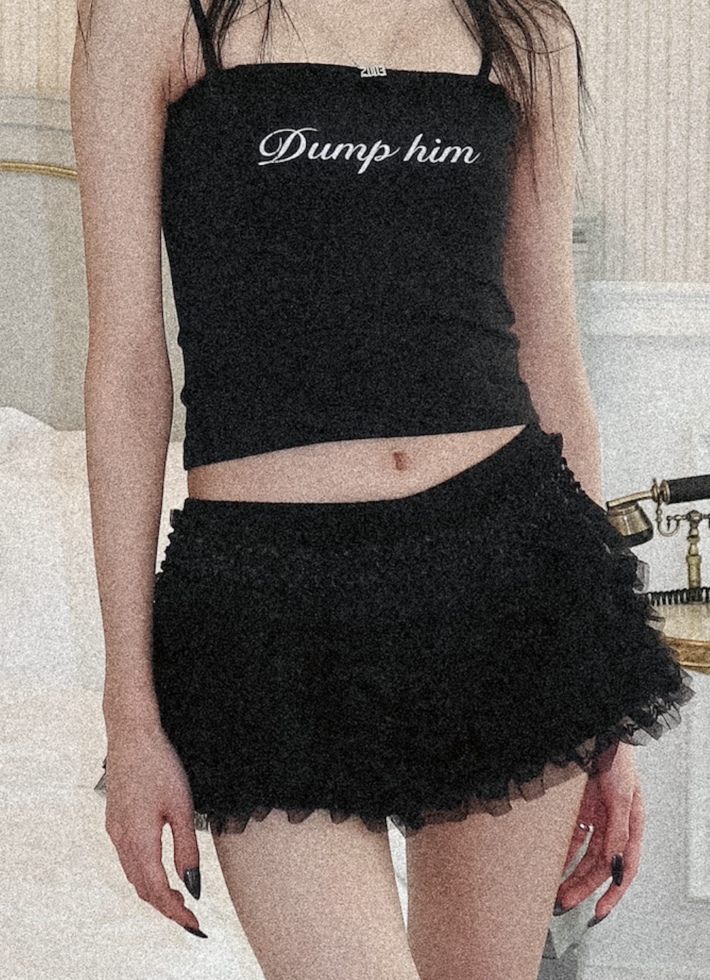 LILY CHOUCHOU short pants - black