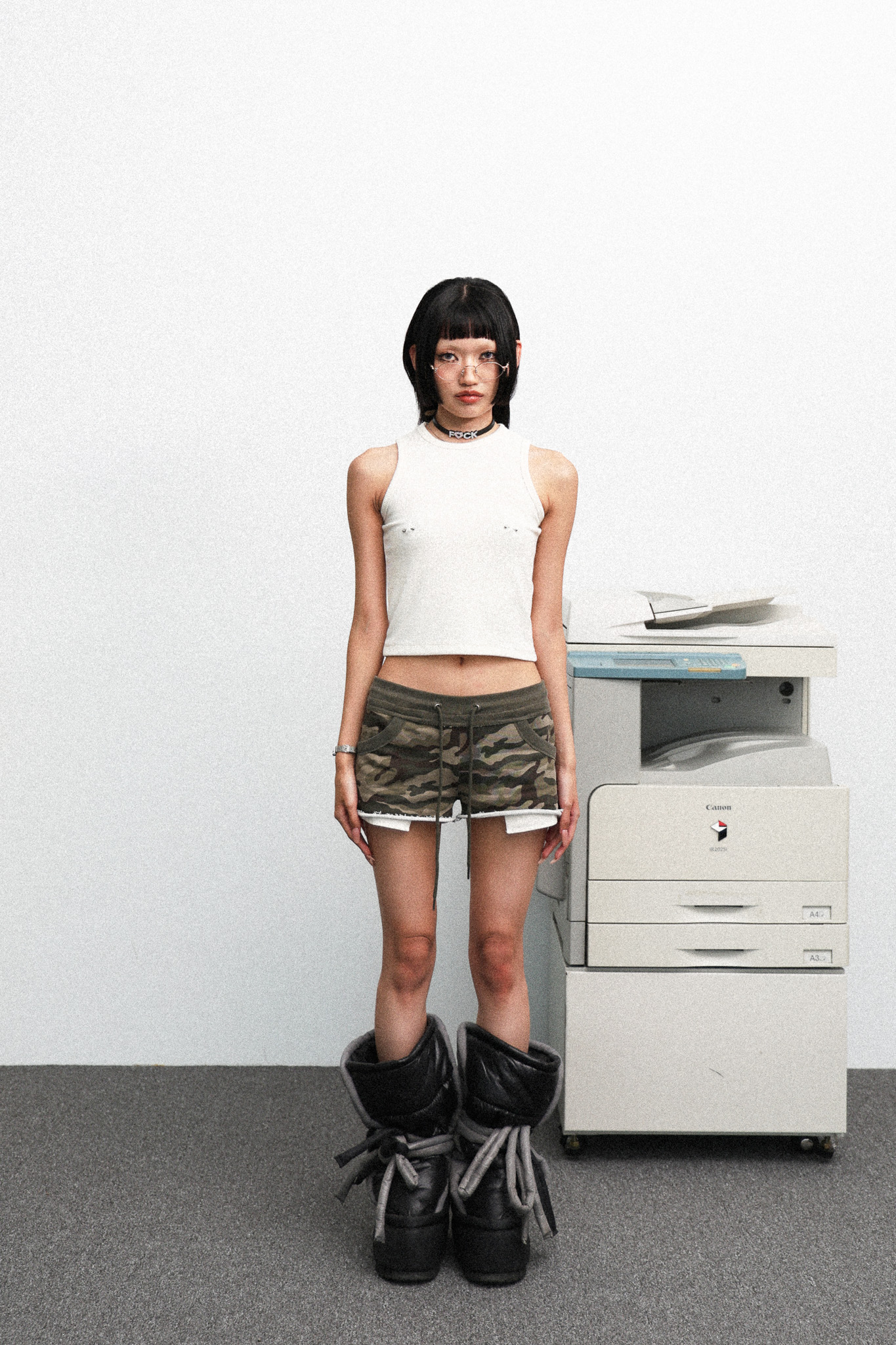 HISTERIC ANGEL short PANTS - CAMO