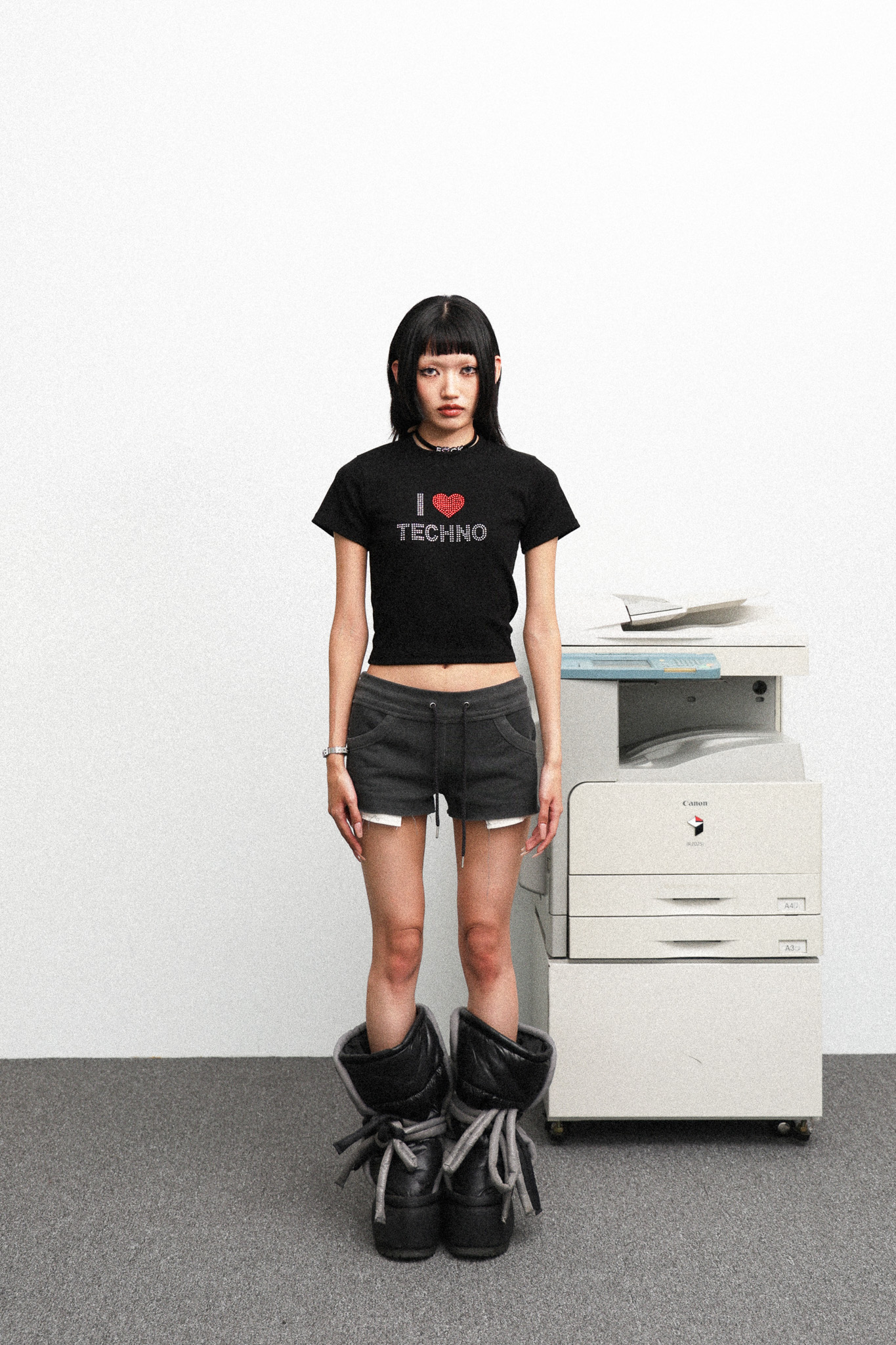 I LOVE TECHNO - BLACK