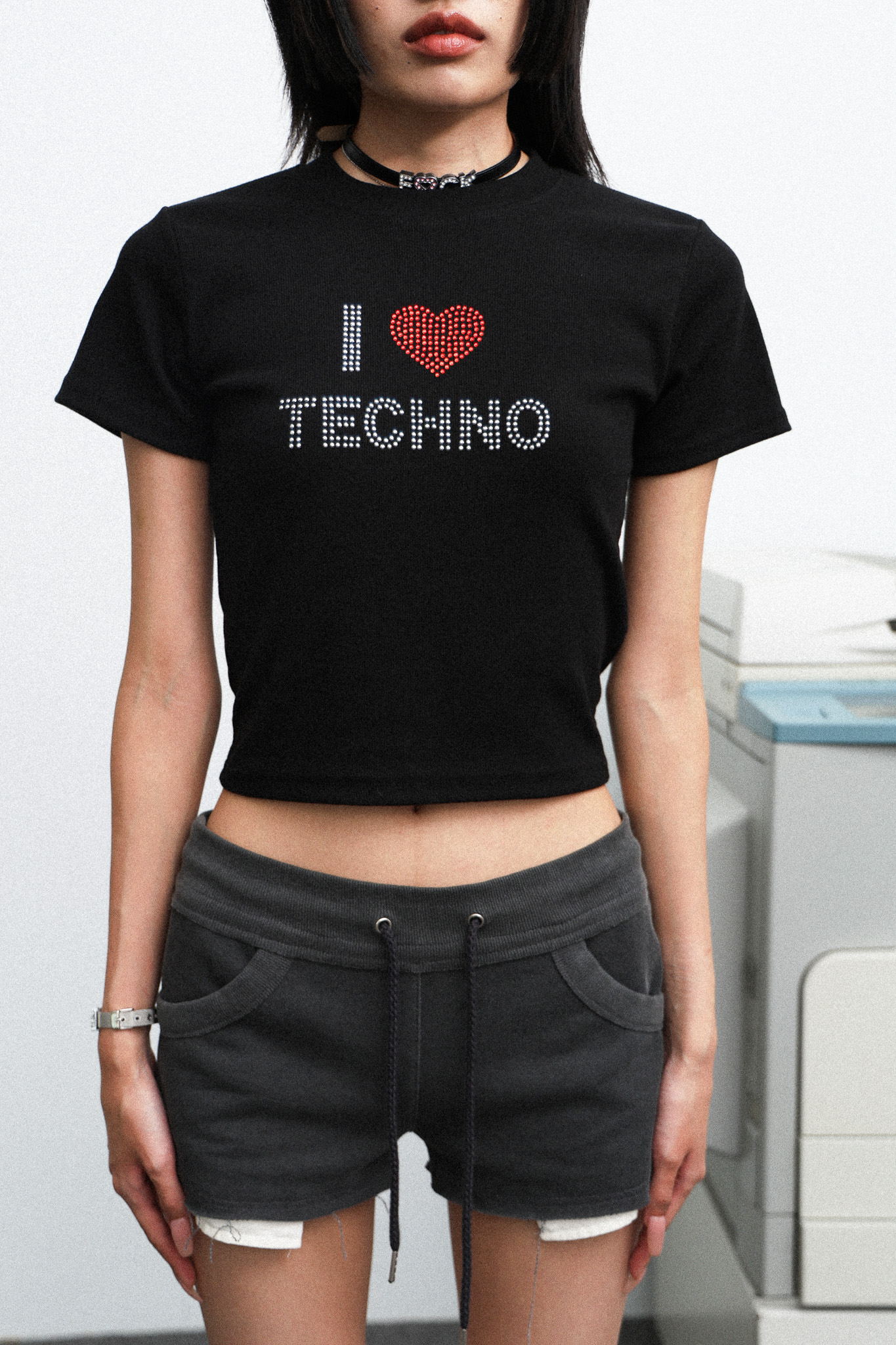 I LOVE TECHNO - BLACK