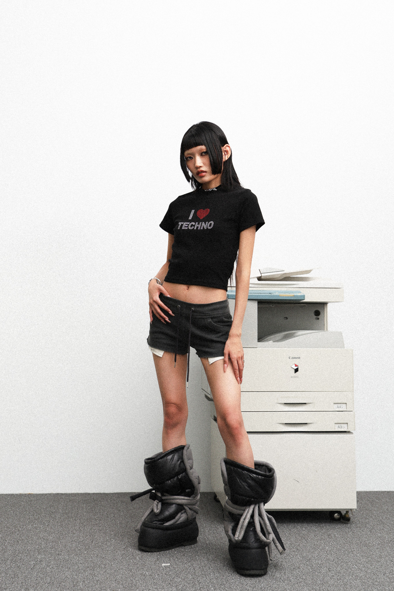 I LOVE TECHNO - BLACK