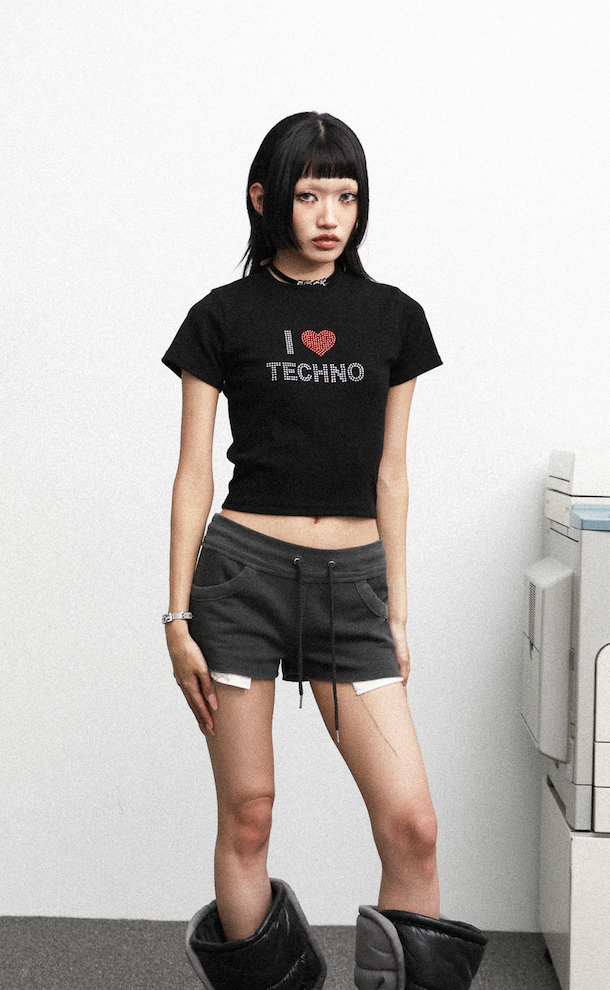 I LOVE TECHNO - BLACK