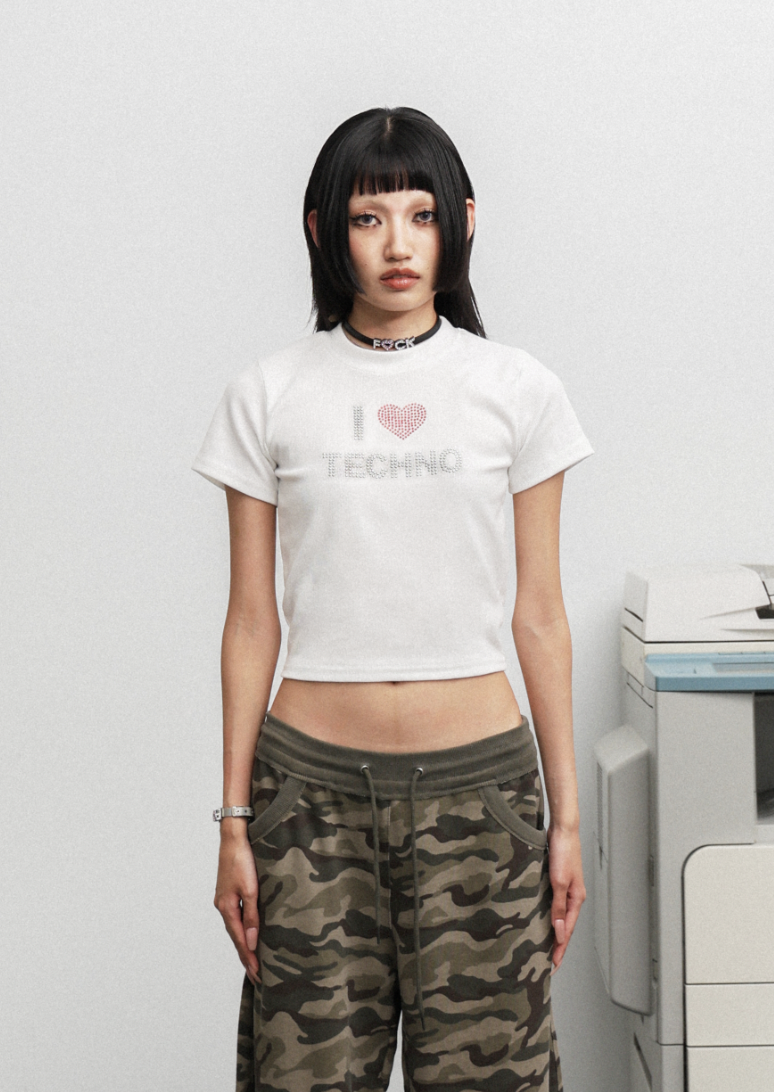 I LOVE TECHNO - WHITE