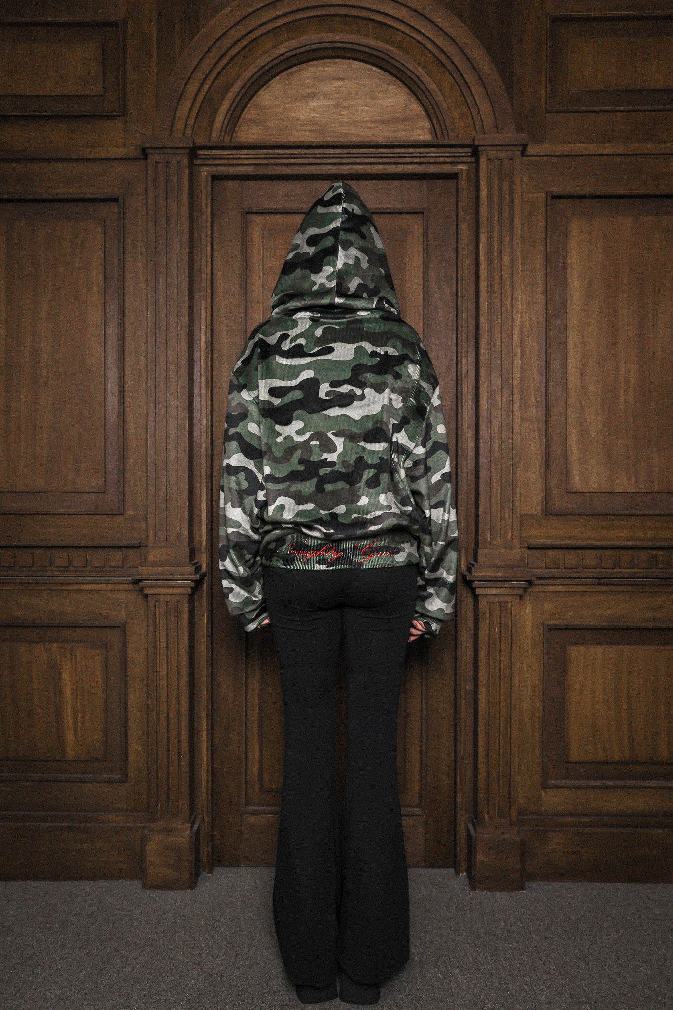nauty gurl pants -camo re-orde