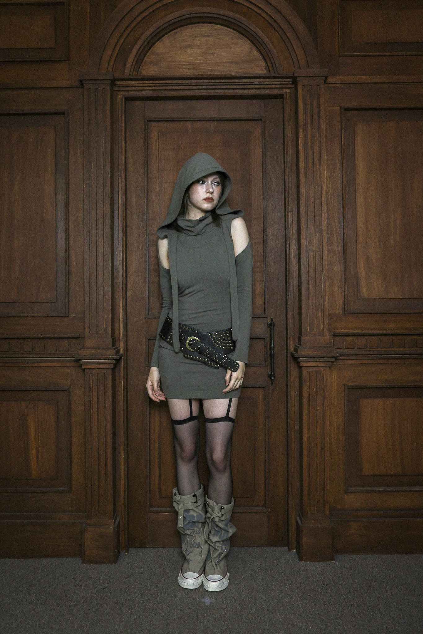 akina dress 1 - khaki