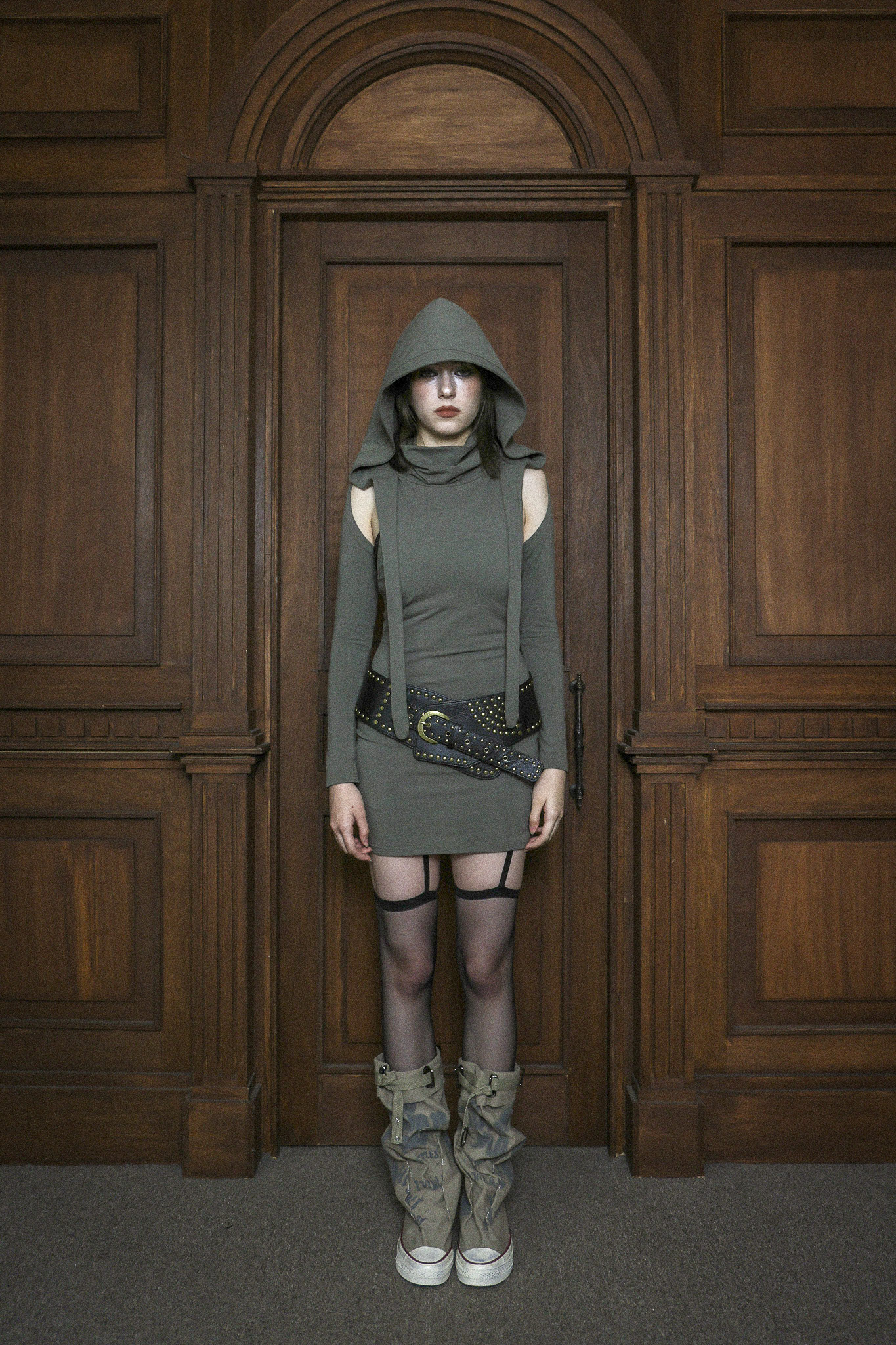 akina dress 1 - khaki