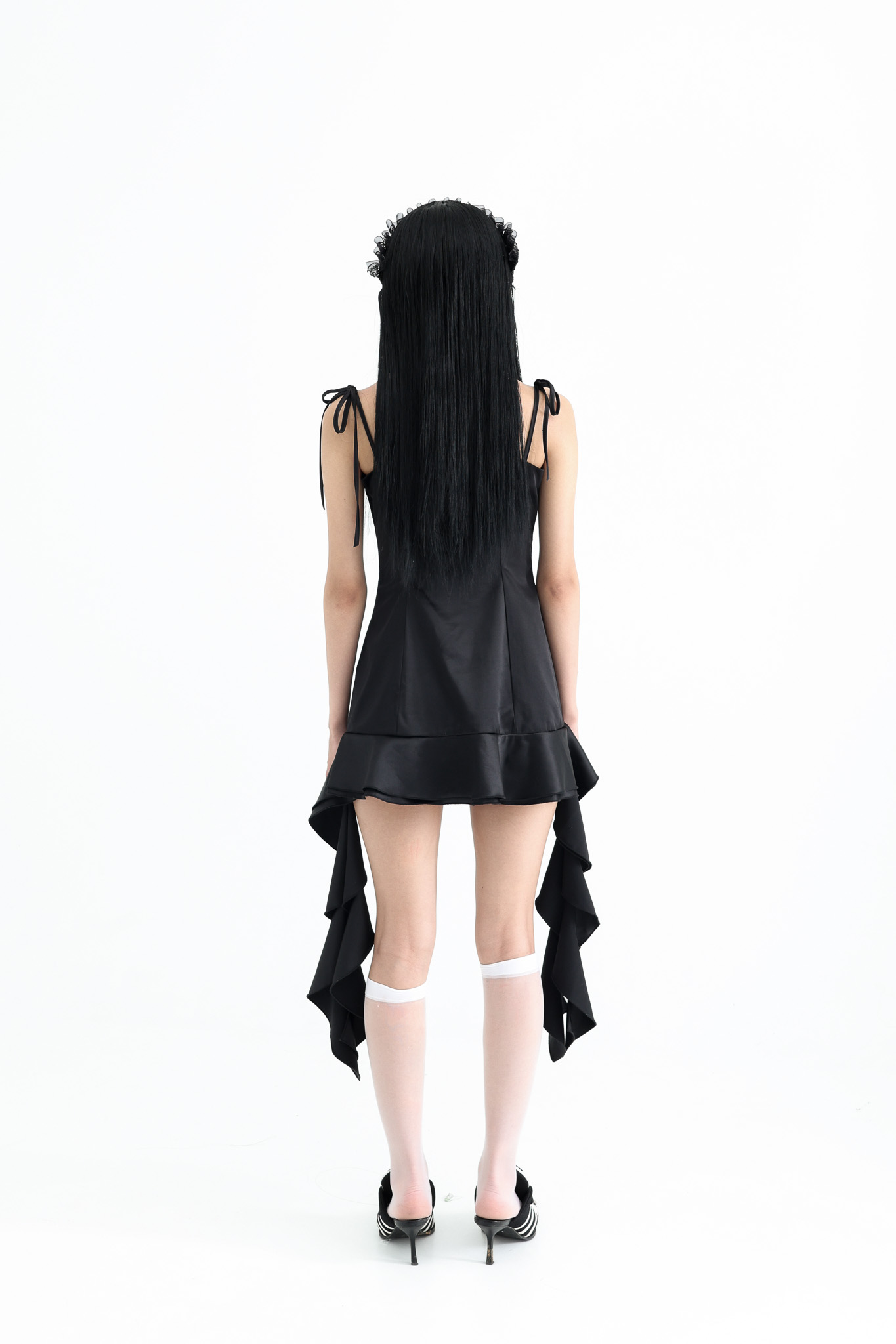 narcissism dress - black