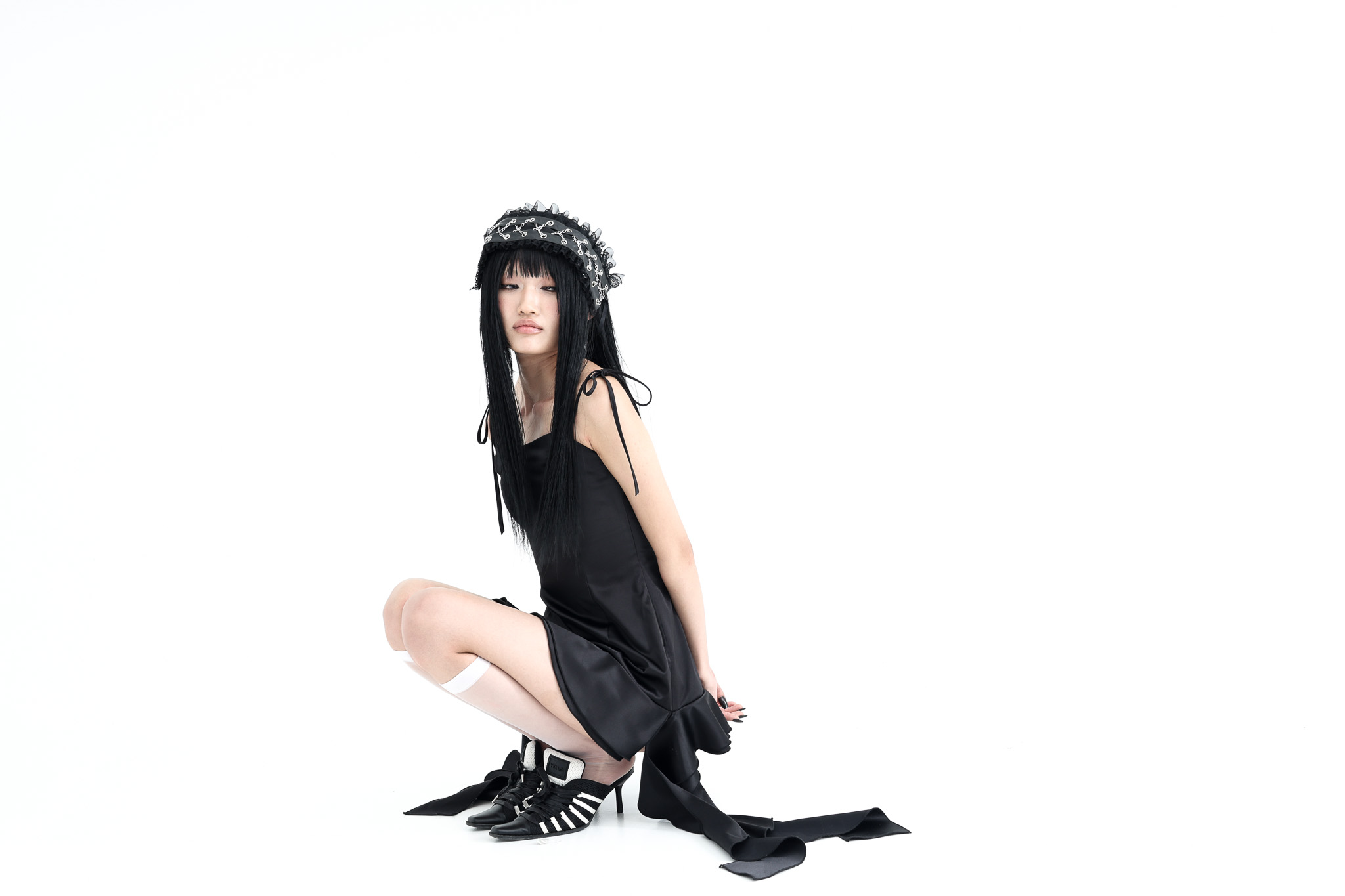 narcissism dress - black