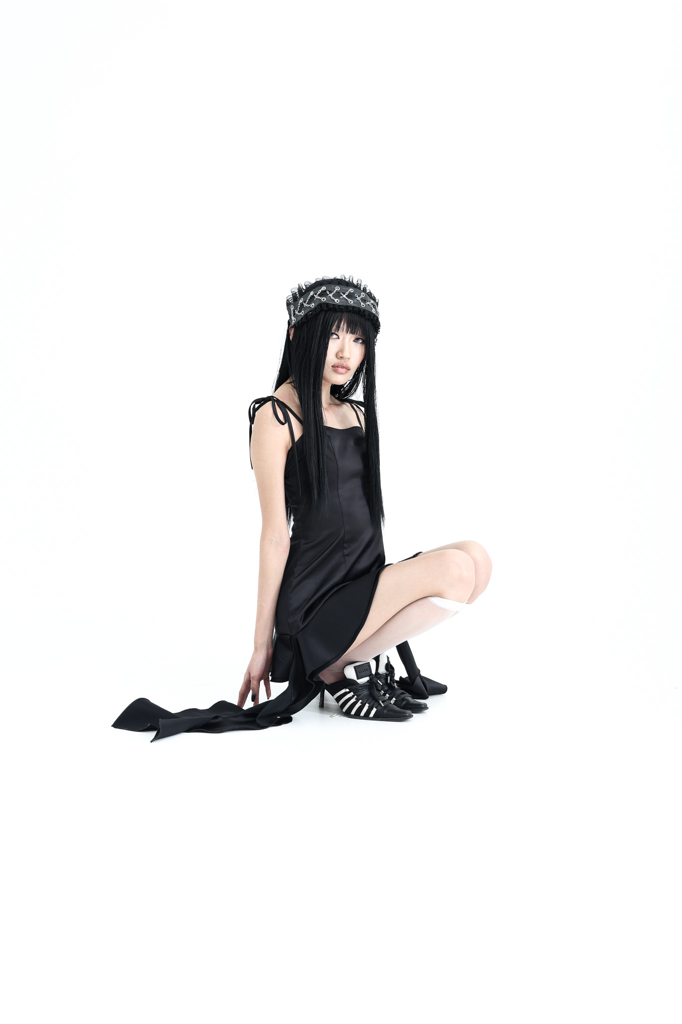 narcissism dress - black