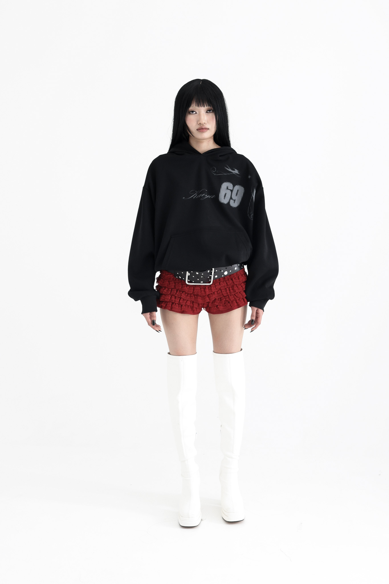 glitch logo hoodie