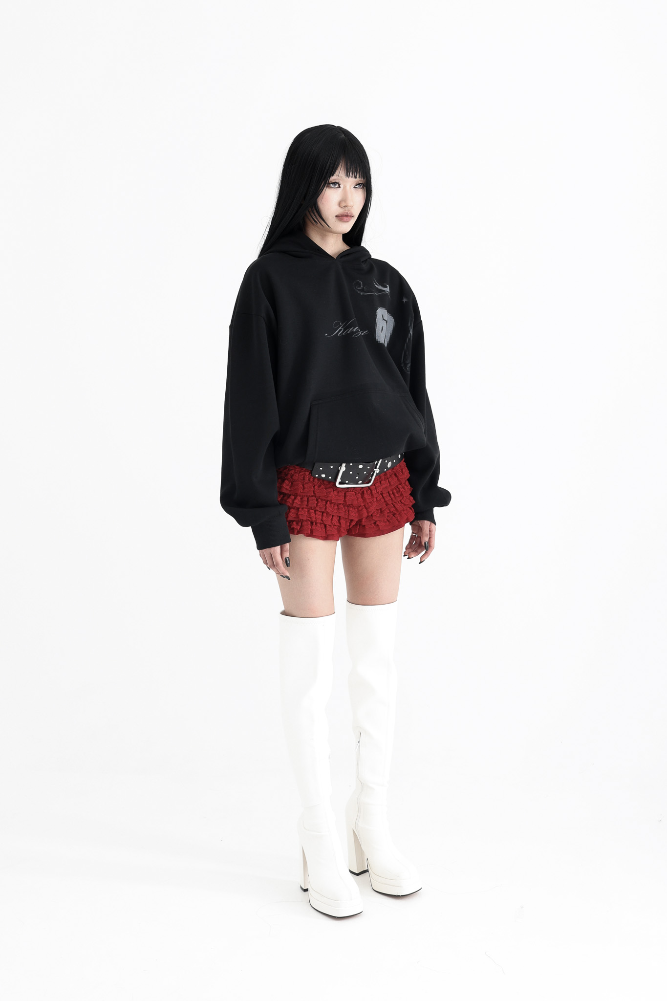 glitch logo hoodie