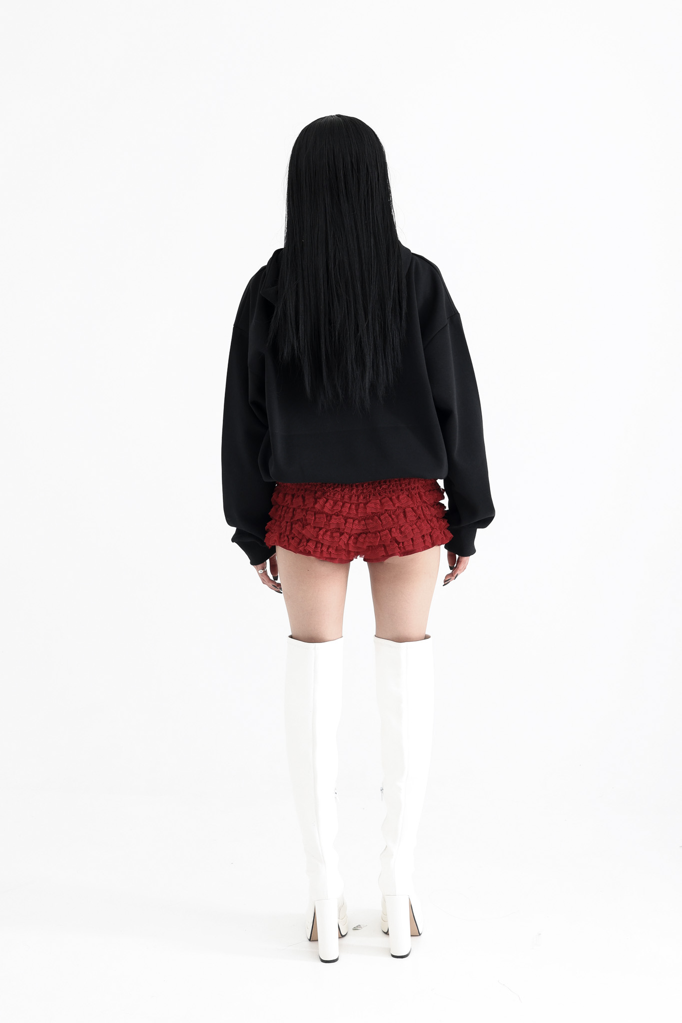 glitch logo hoodie