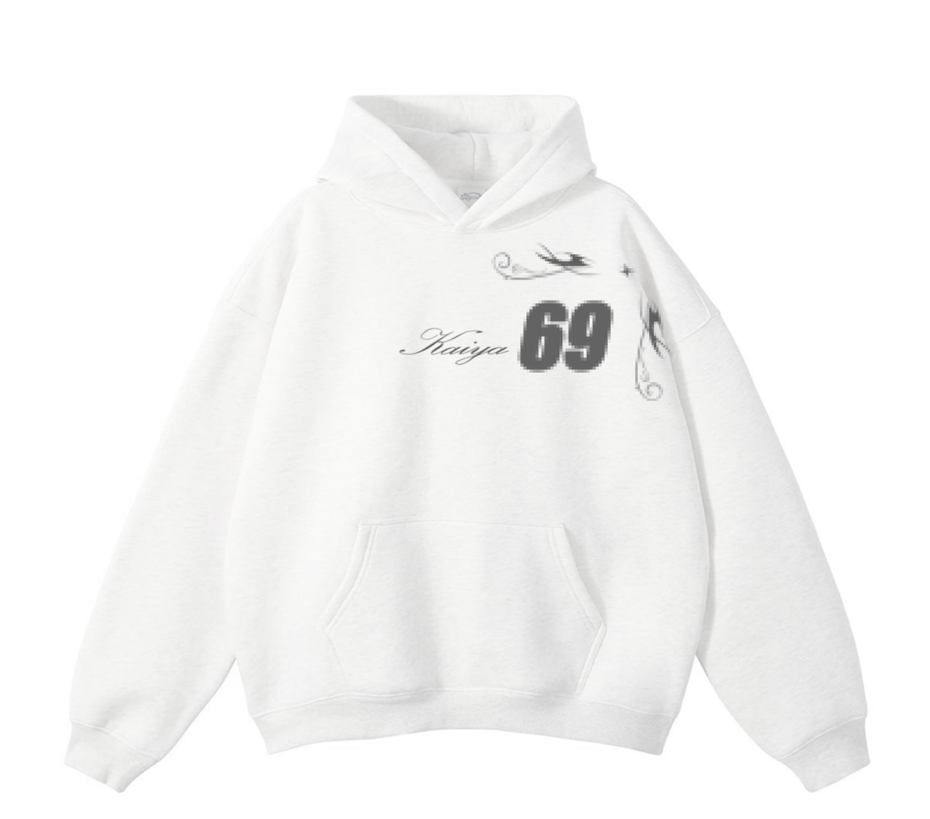 glitch logo hoodie