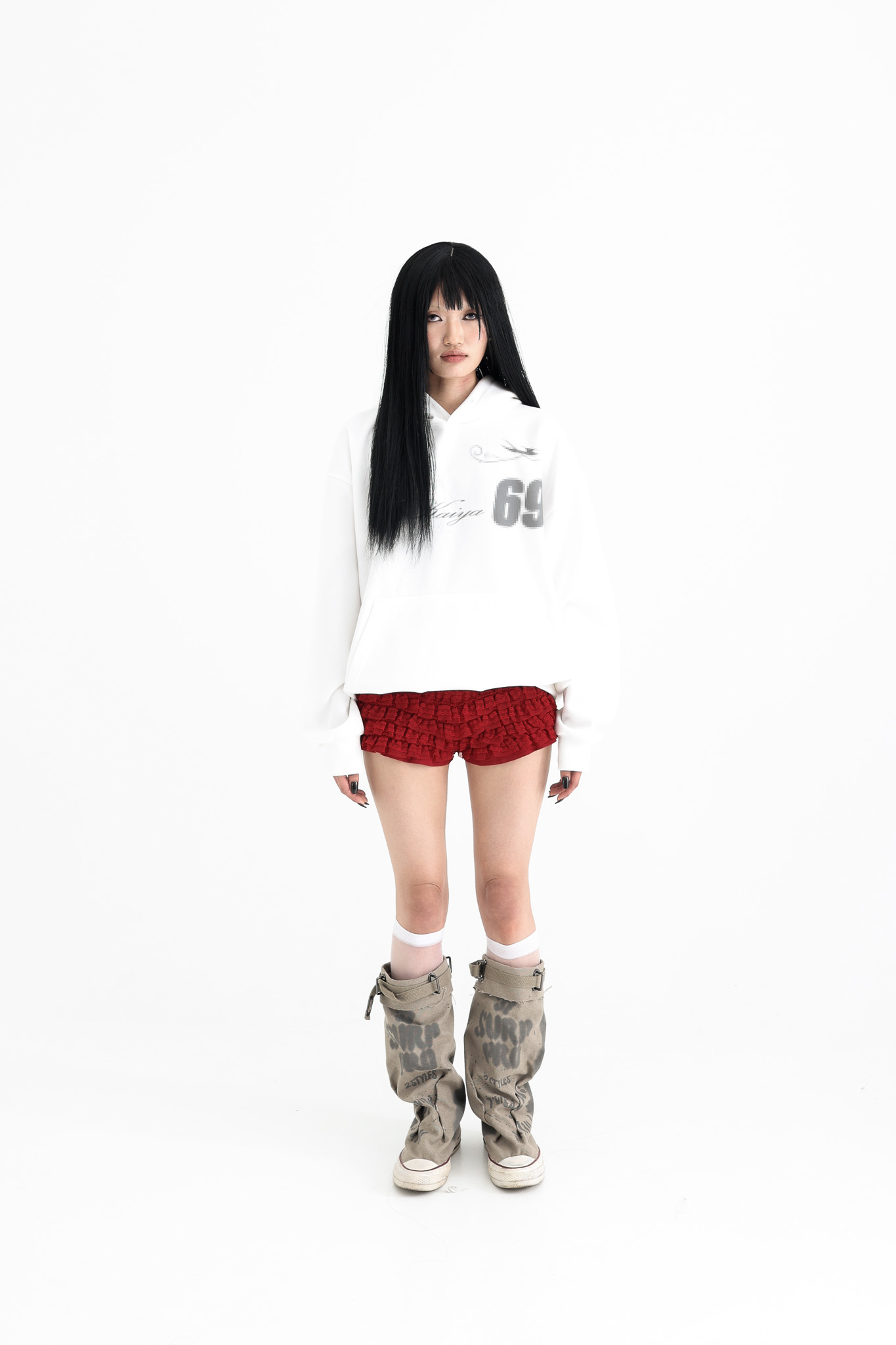 glitch logo hoodie