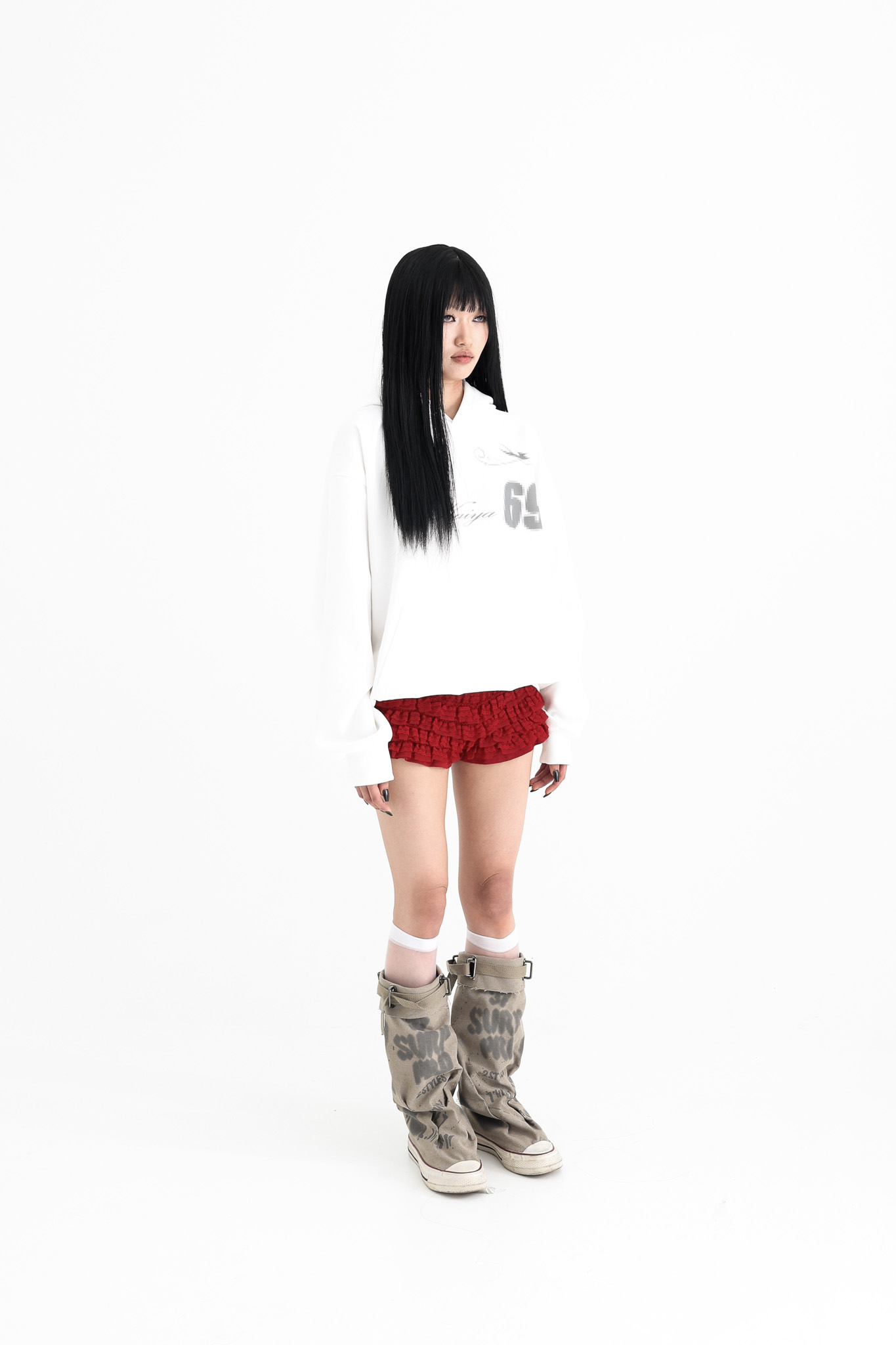 glitch logo hoodie