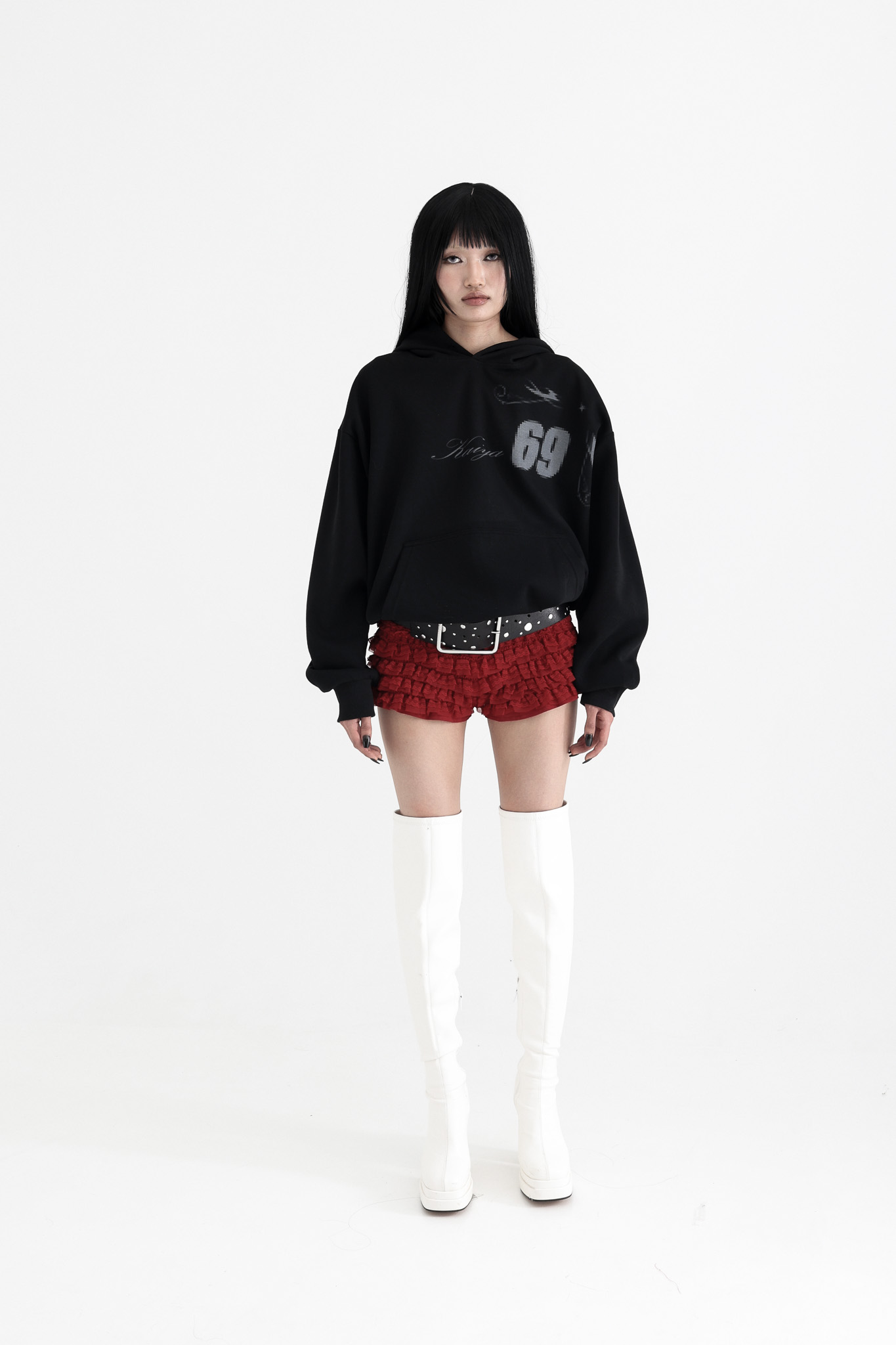 LILY CHOUCHOU short pants - red