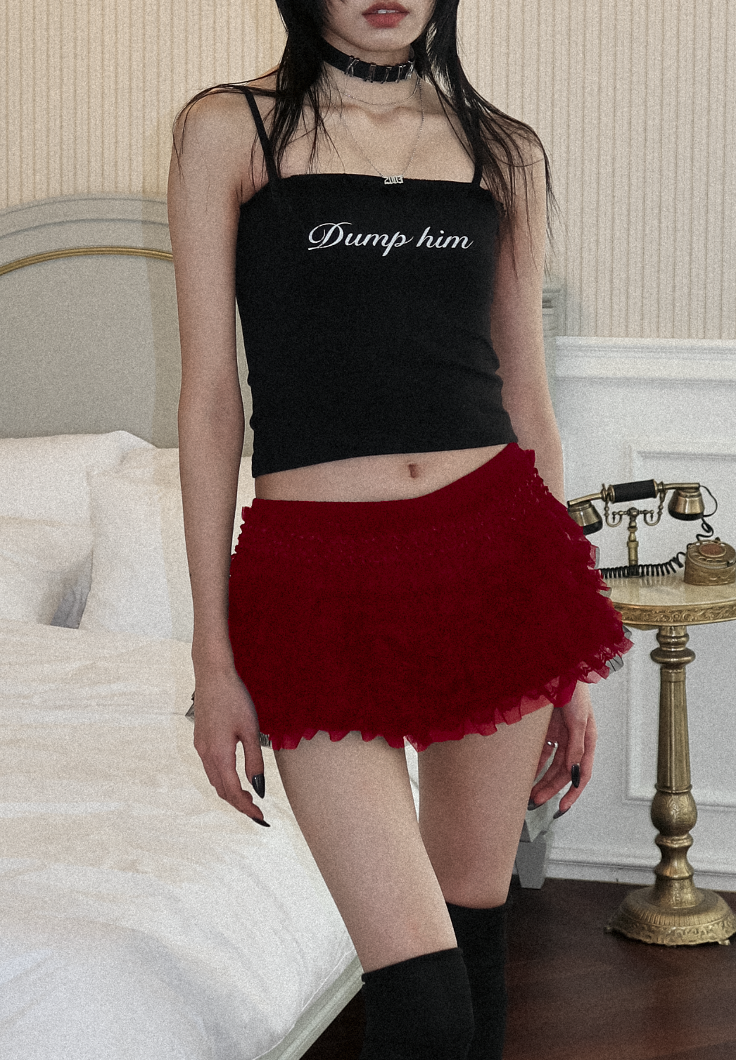 LILY CHOUCHOU short pants - red