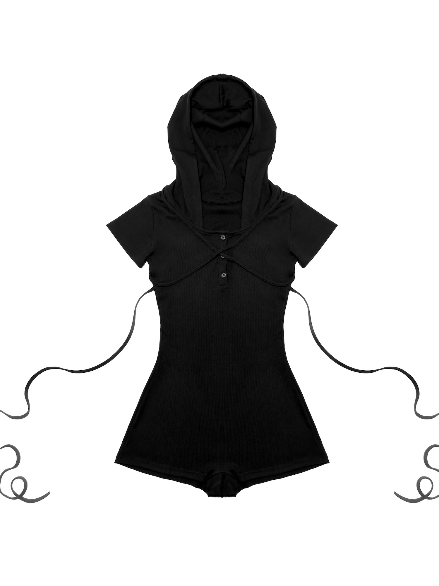strap romper (belt set)