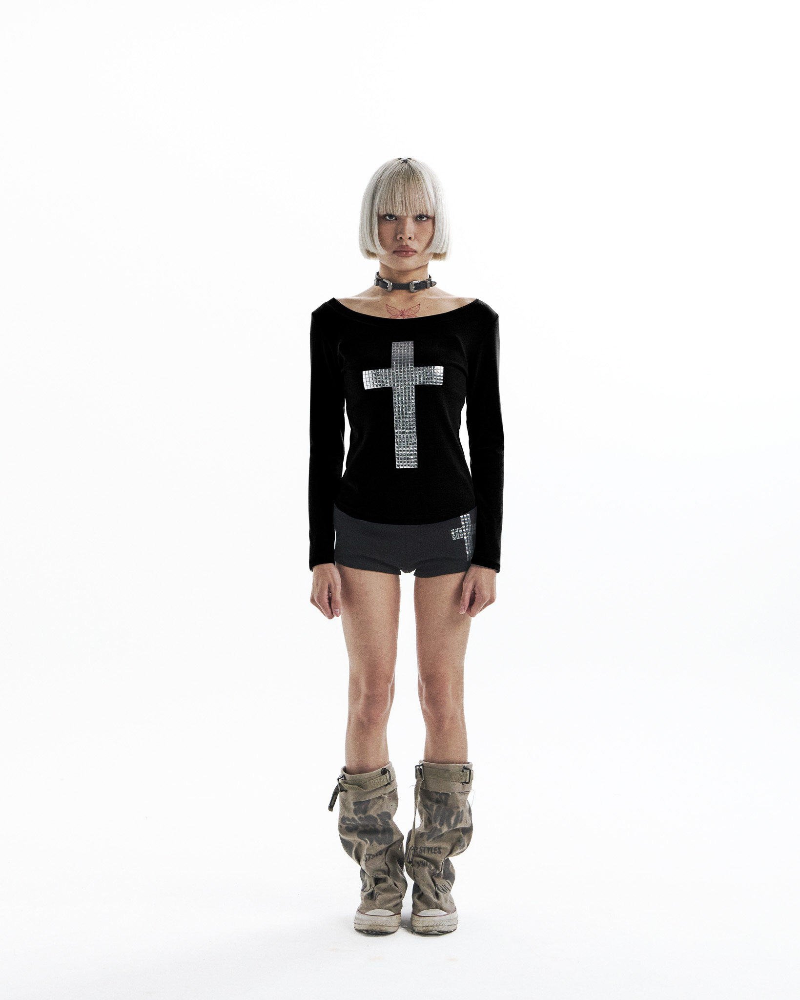 silver cross short pants