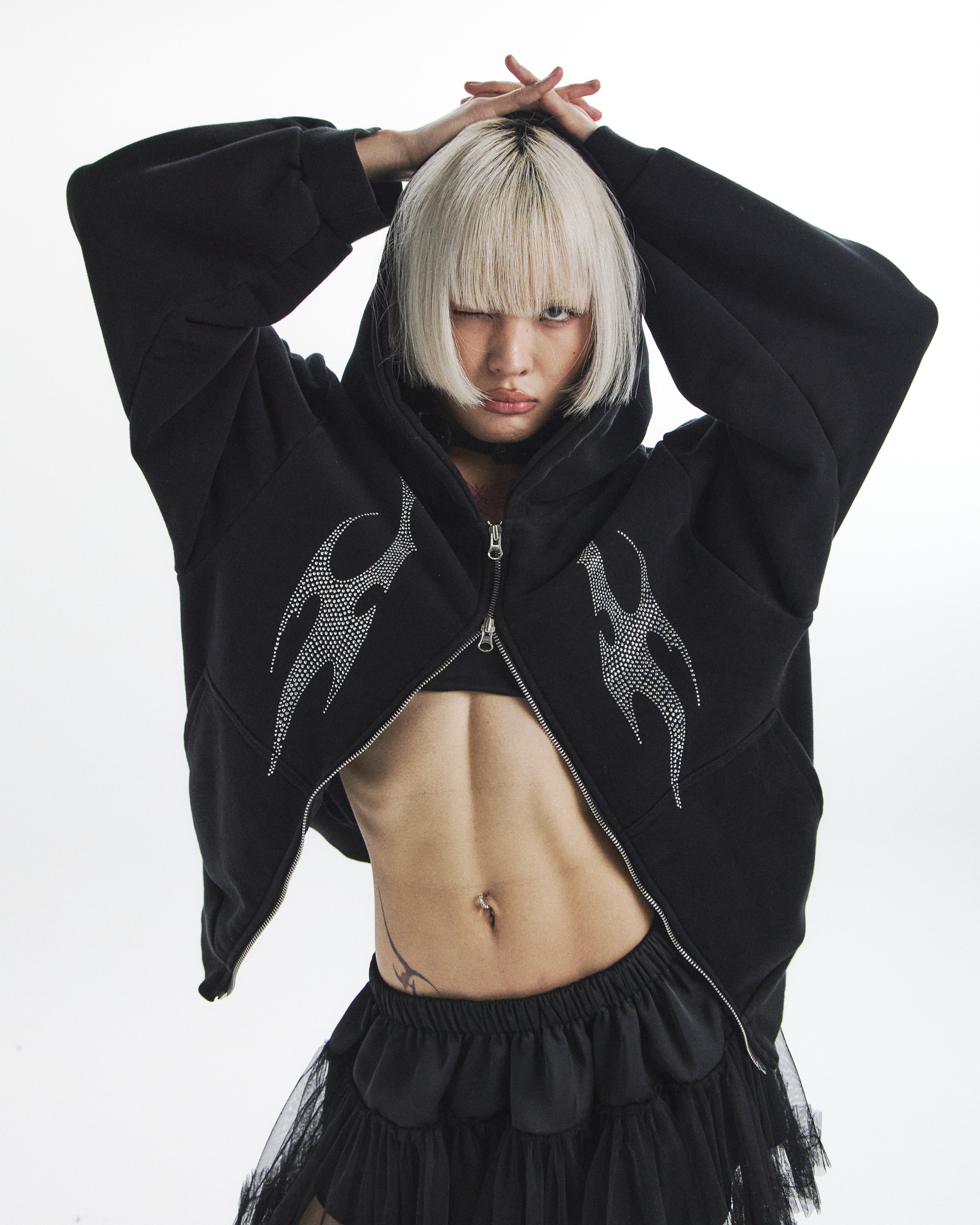 LISA hoodie 2 - black