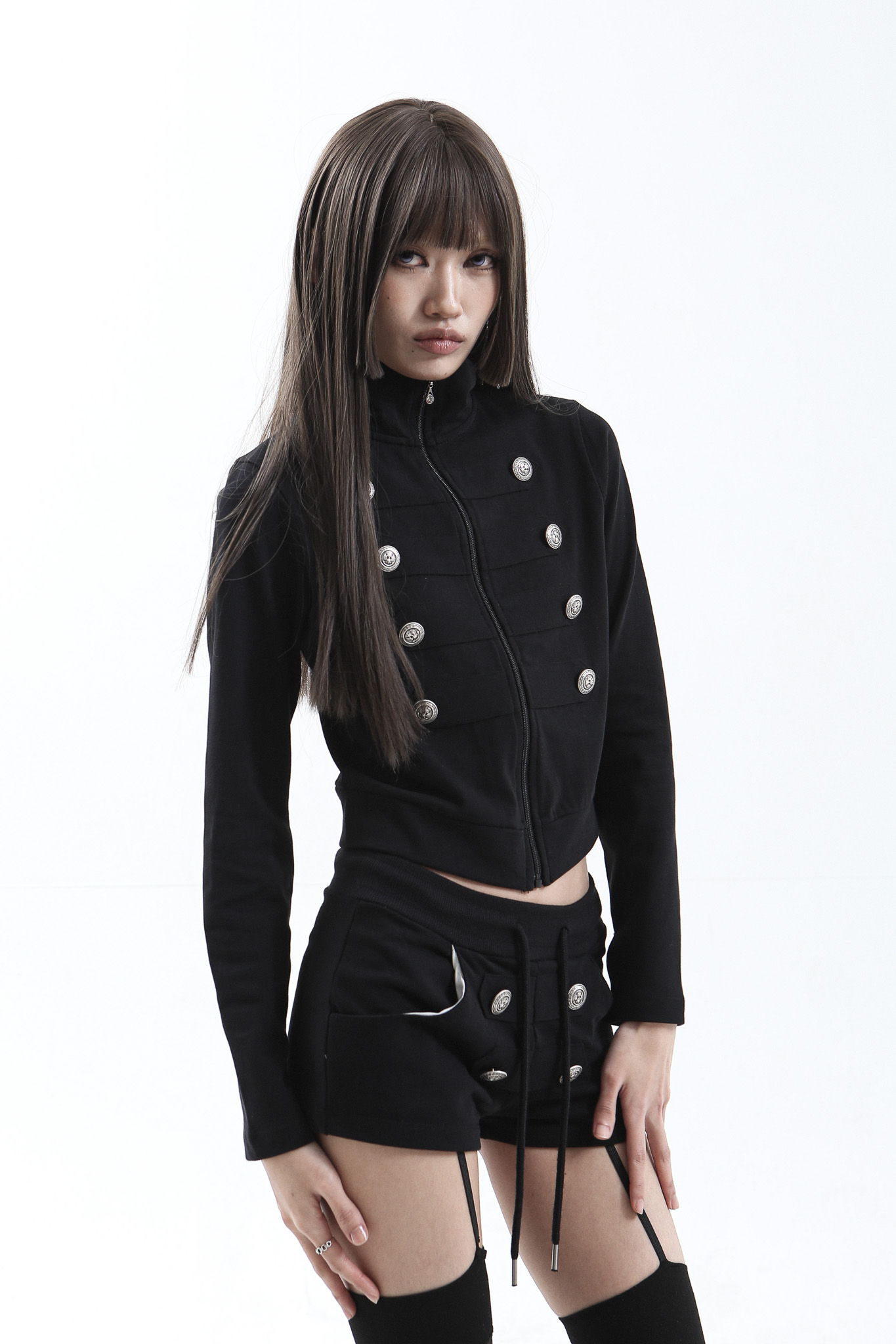 reze napoleon jacket Black