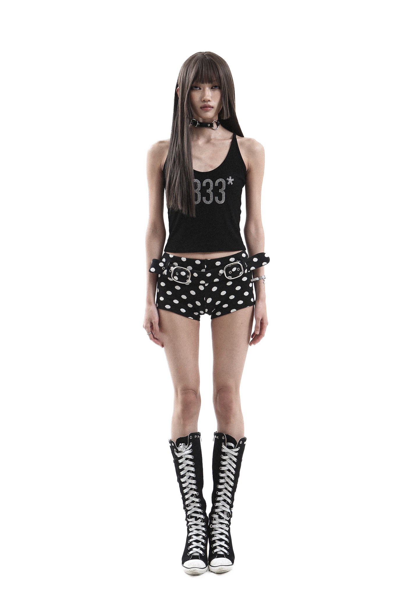 <333 heart sleeveless