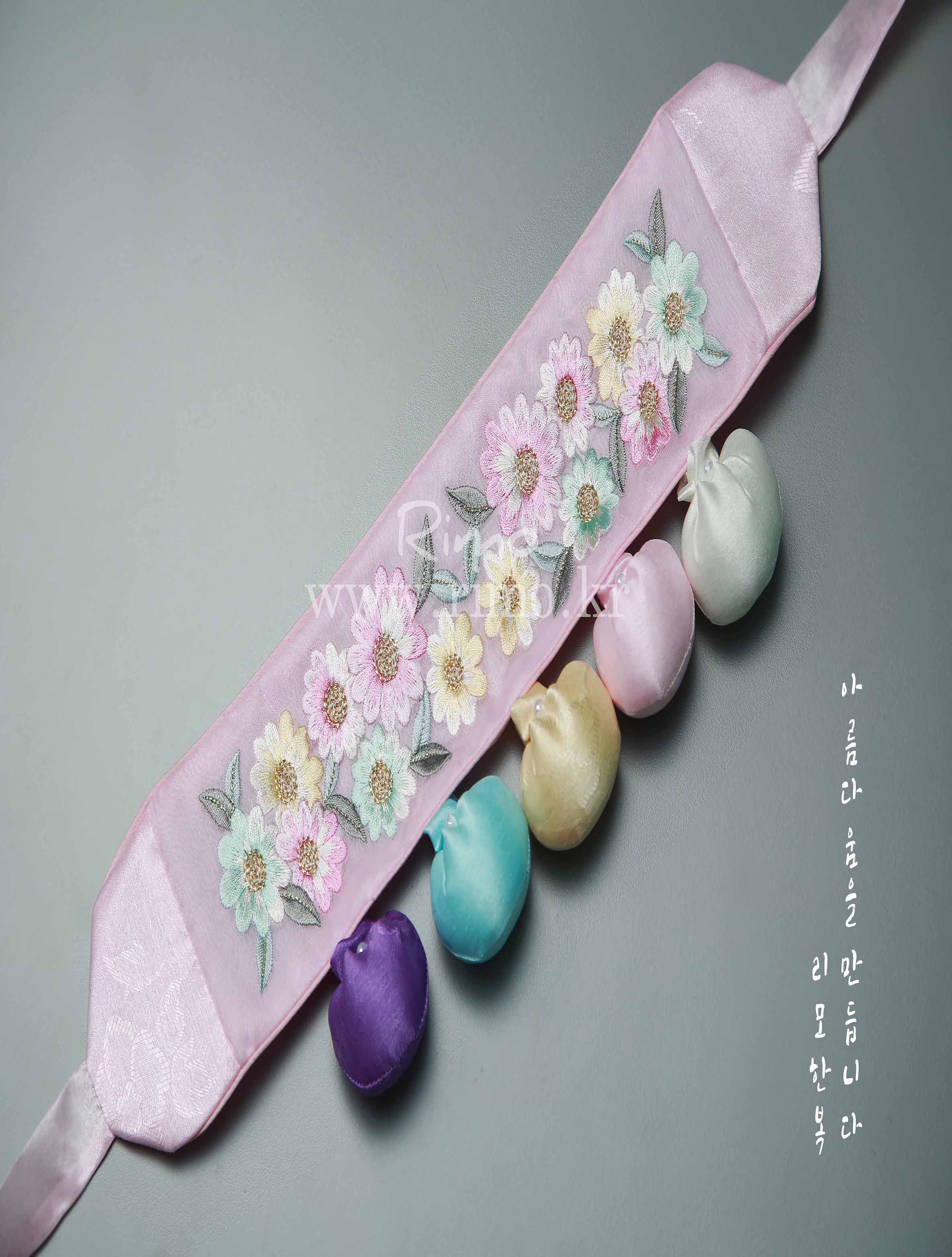 돌띠/분홍색