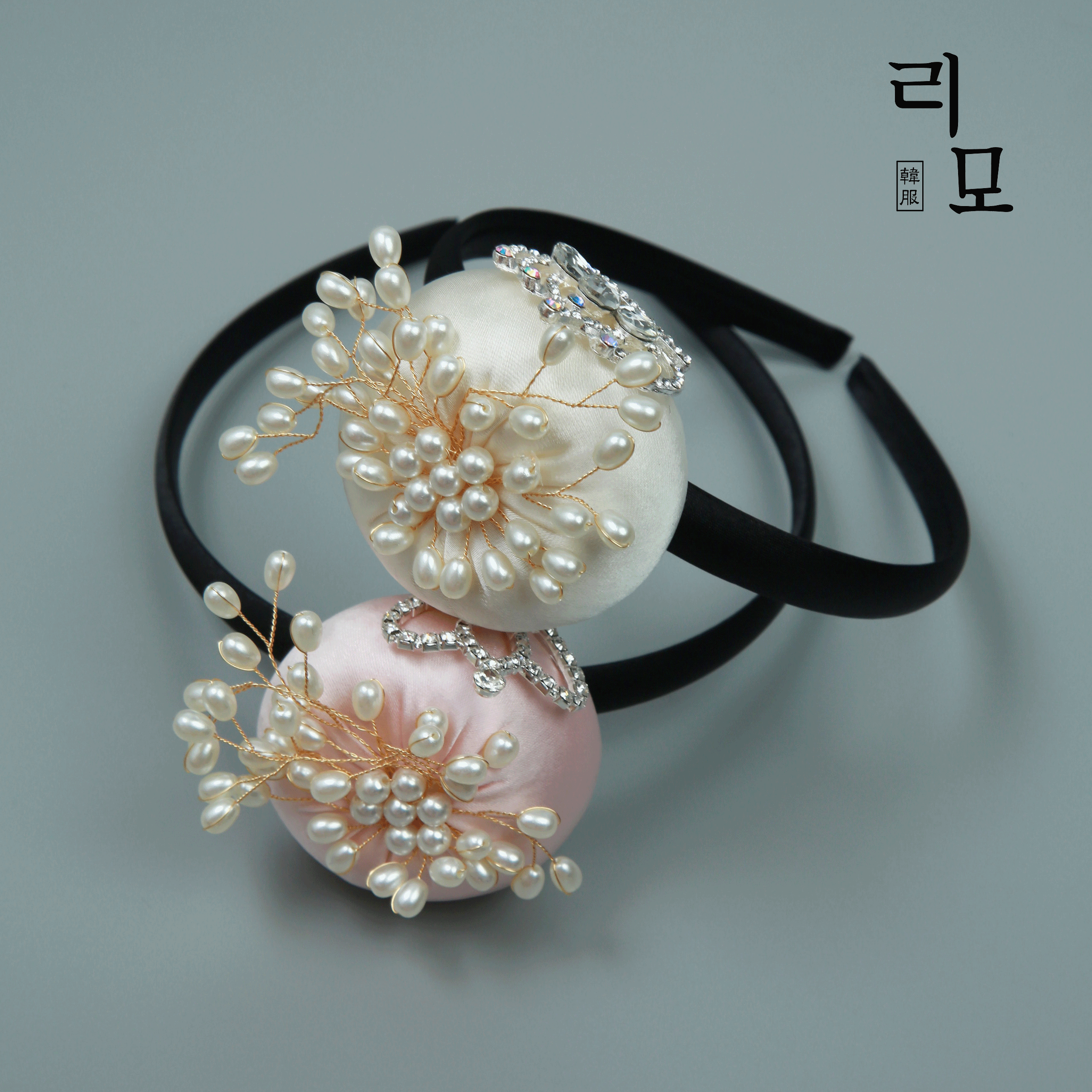 머리띠 비즈크라운