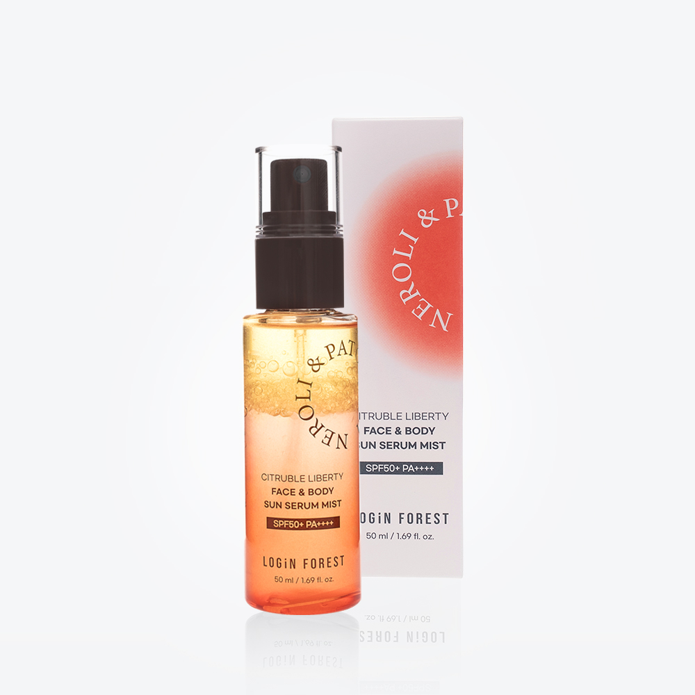 로그인 포레스트 시트러블 리버티 페이스 앤 바디 선세럼 미스트 (SPF50+ PA++++) 50ml